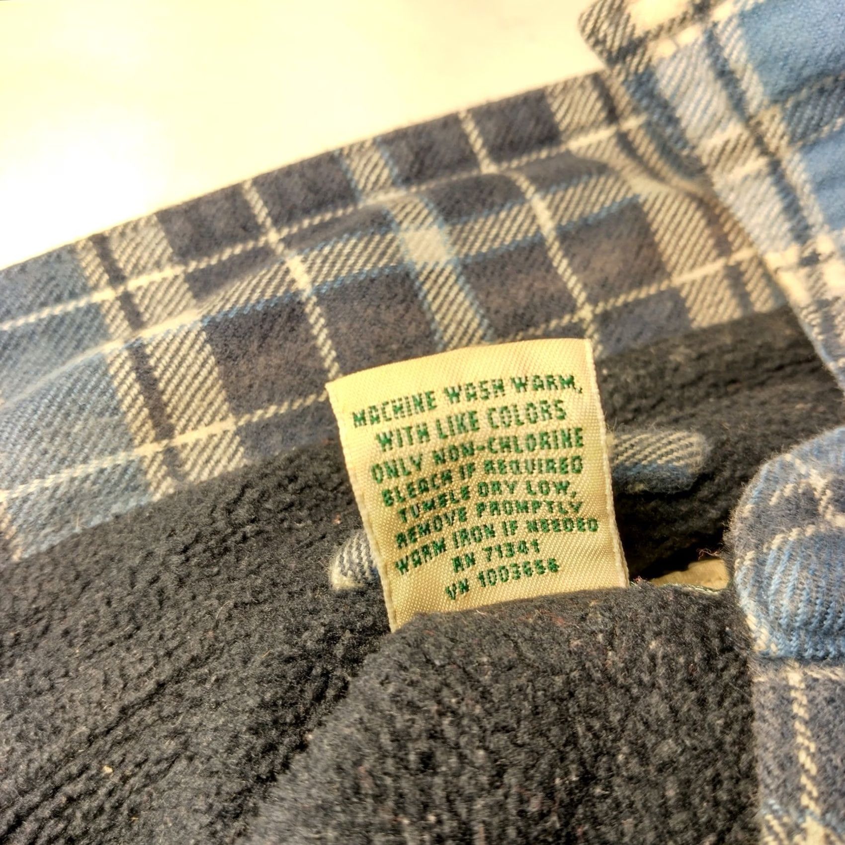 Vintage L.L. Bean Shacket Shirt Jacket M Blue Plaid Flannel Fleece Lined Work Button-Up Casual Size US M / EU 48-50 / 2 - 6 Thumbnail