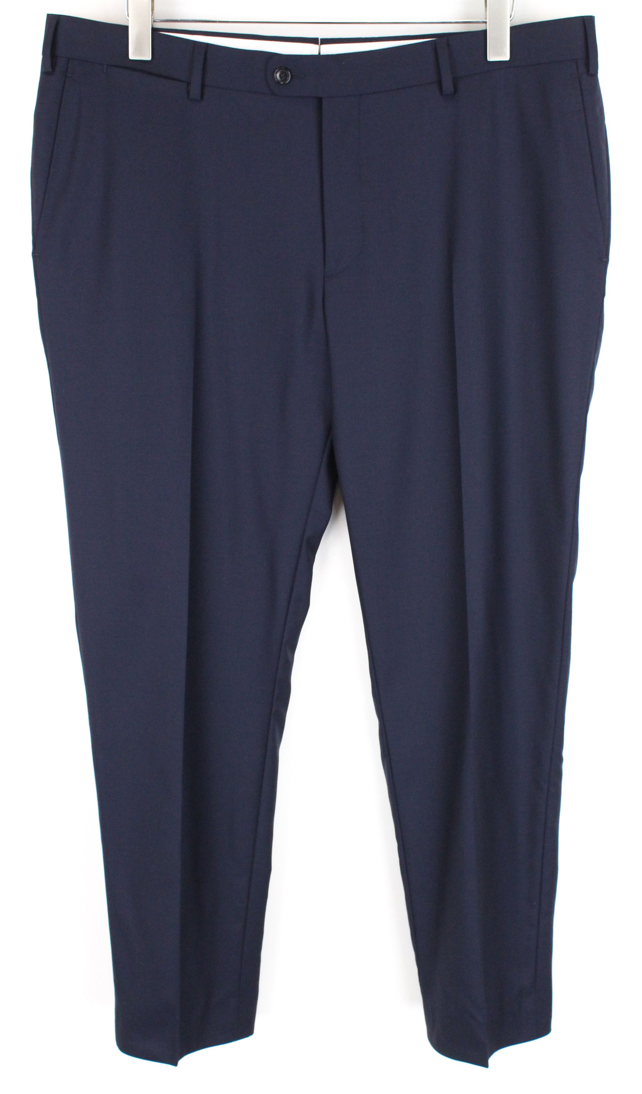 Suitsupply BRESCIA UK44R Navy Wool Trousers 55113 Size US 44 / EU 60 - 1 Thumbnail