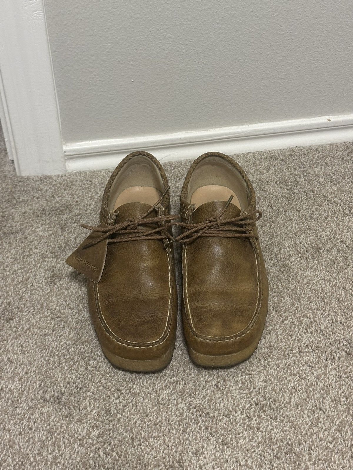 Aime Leon Dore × Clarks Aime Leon Dore x Clarks Wallabee Sand Leather Size US 8.5 / EU 41-42 - 4 Thumbnail