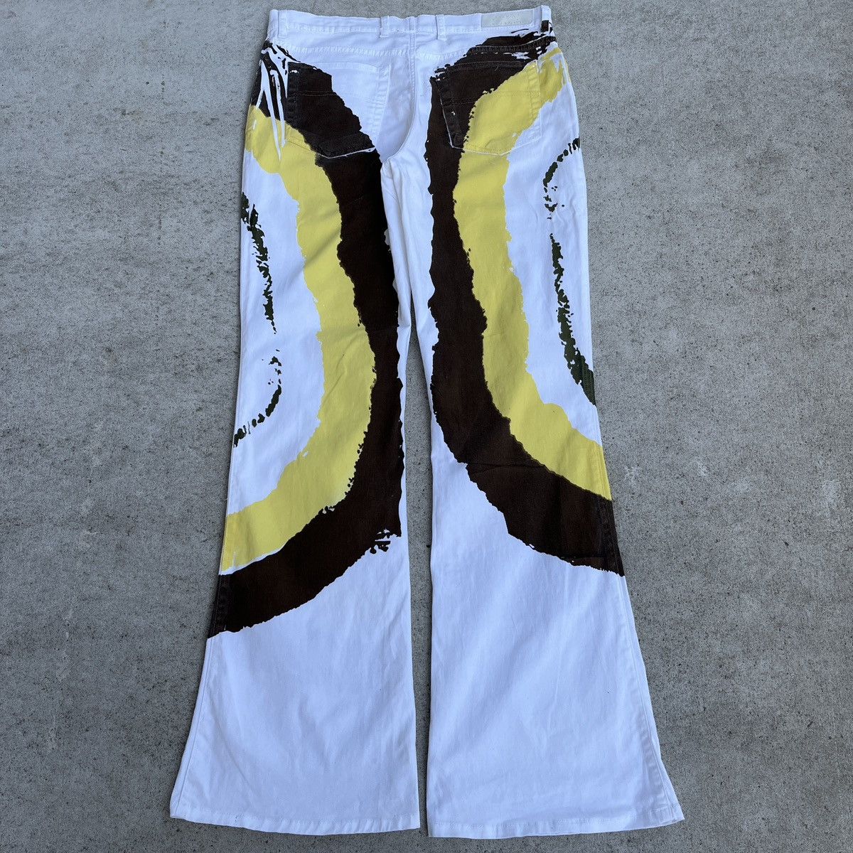 Japanese Brand Rare Krizia Handmade Painted Jeans Size US 36 / EU 52 - 9 Thumbnail