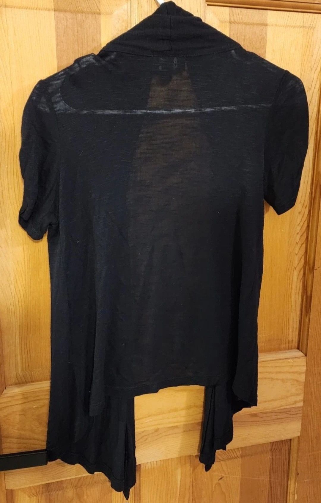 Other IZ Byer Ruch Short Sleeve Heather Black Open Cardigan XS Size S / US 4 / IT 40 - 2 Thumbnail