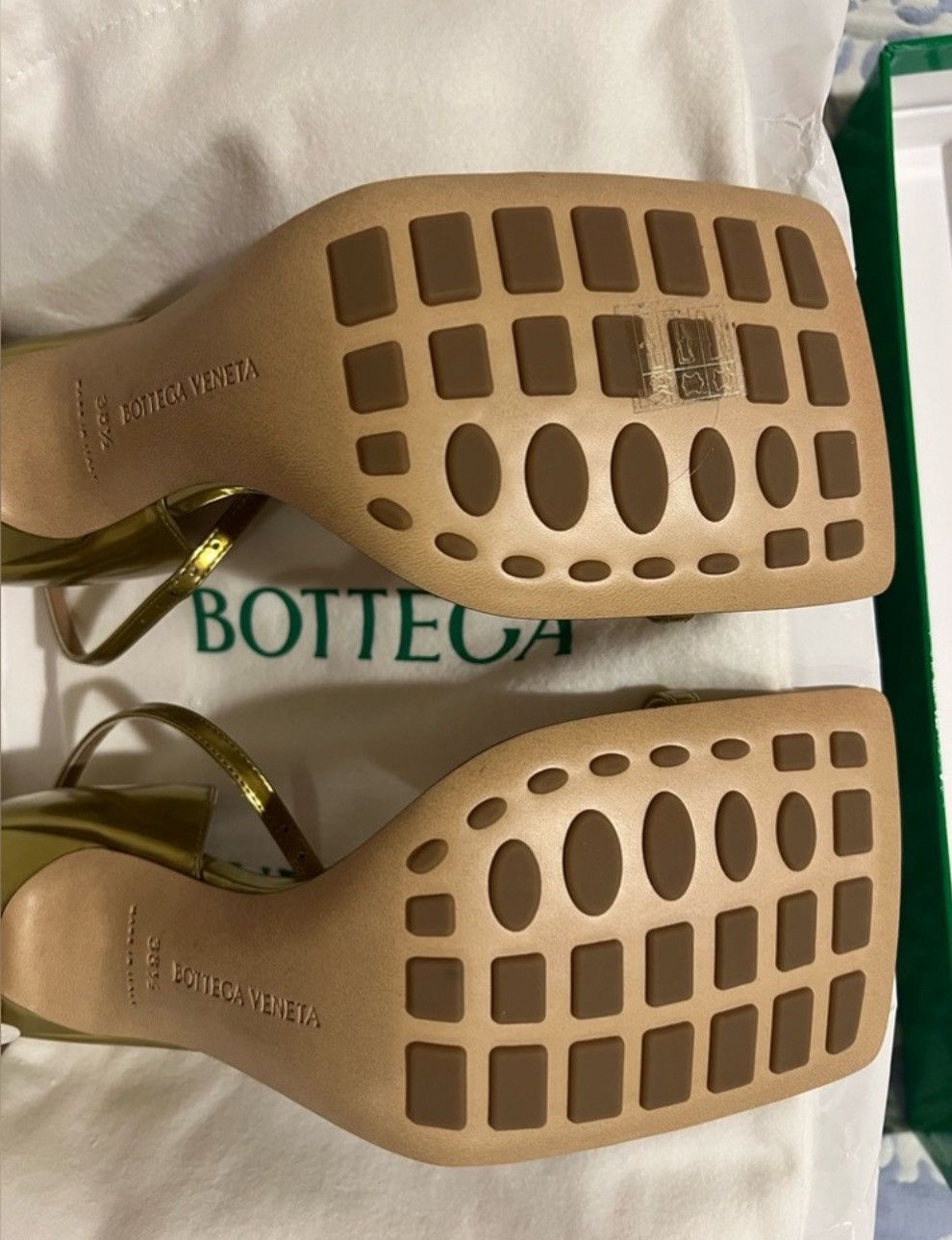 Bottega Veneta Bottega Veneta Stretch Ankle Strap Heel Size US 8.5 / IT 38.5 - 2 Thumbnail