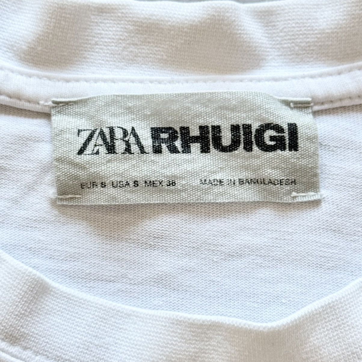 Rhude × Zara Rhude x Zara Rhuigi Small Logo T-Shirt Tee Shirt japan Size US S / EU 44-46 / 1 - 4 Thumbnail