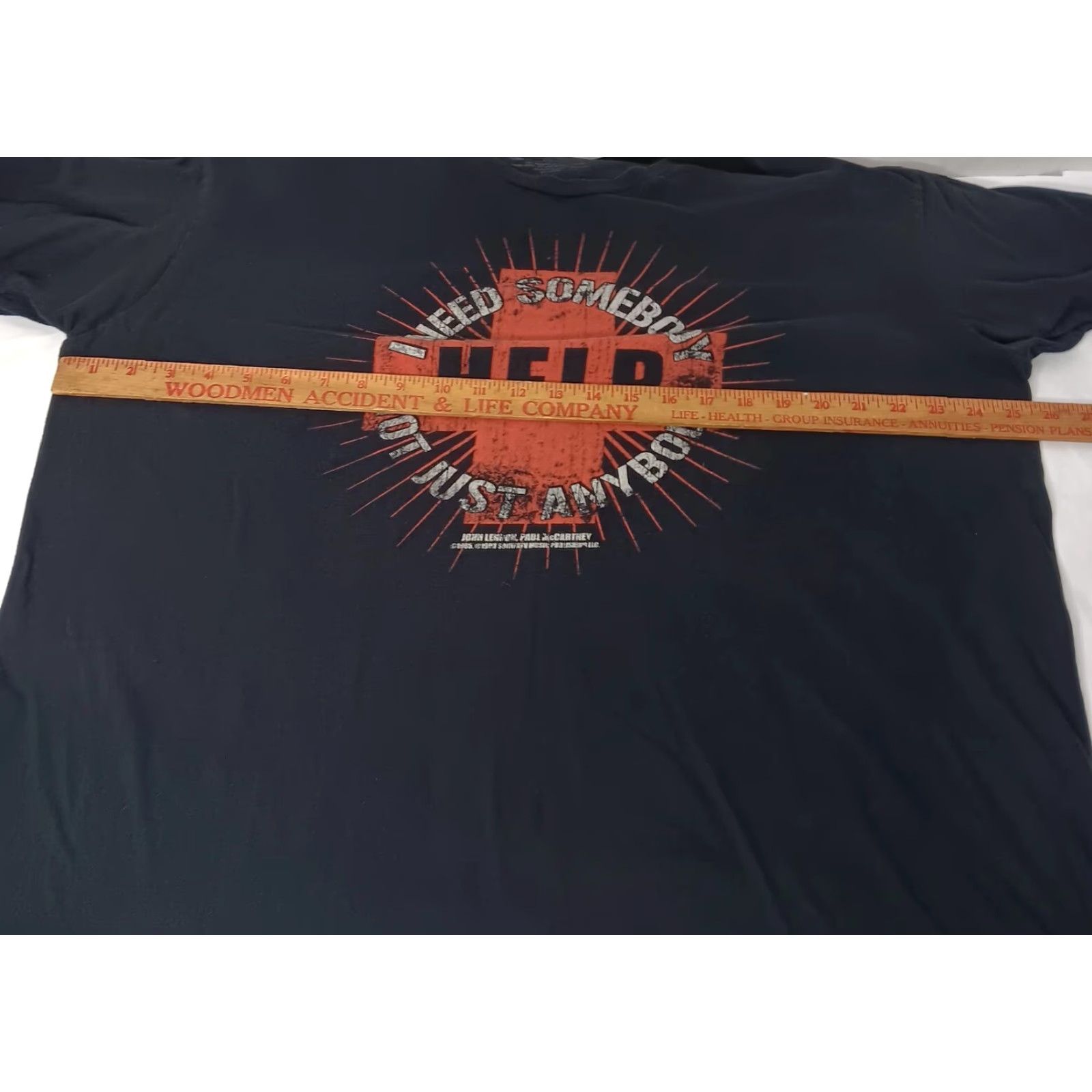 Vintage VINTAGE Paul McCartney Shirt XXL HELP SOS Tour 1993 Black Rock Band Music Beatles Size US XXL / EU 58 / 5 - 5 Thumbnail