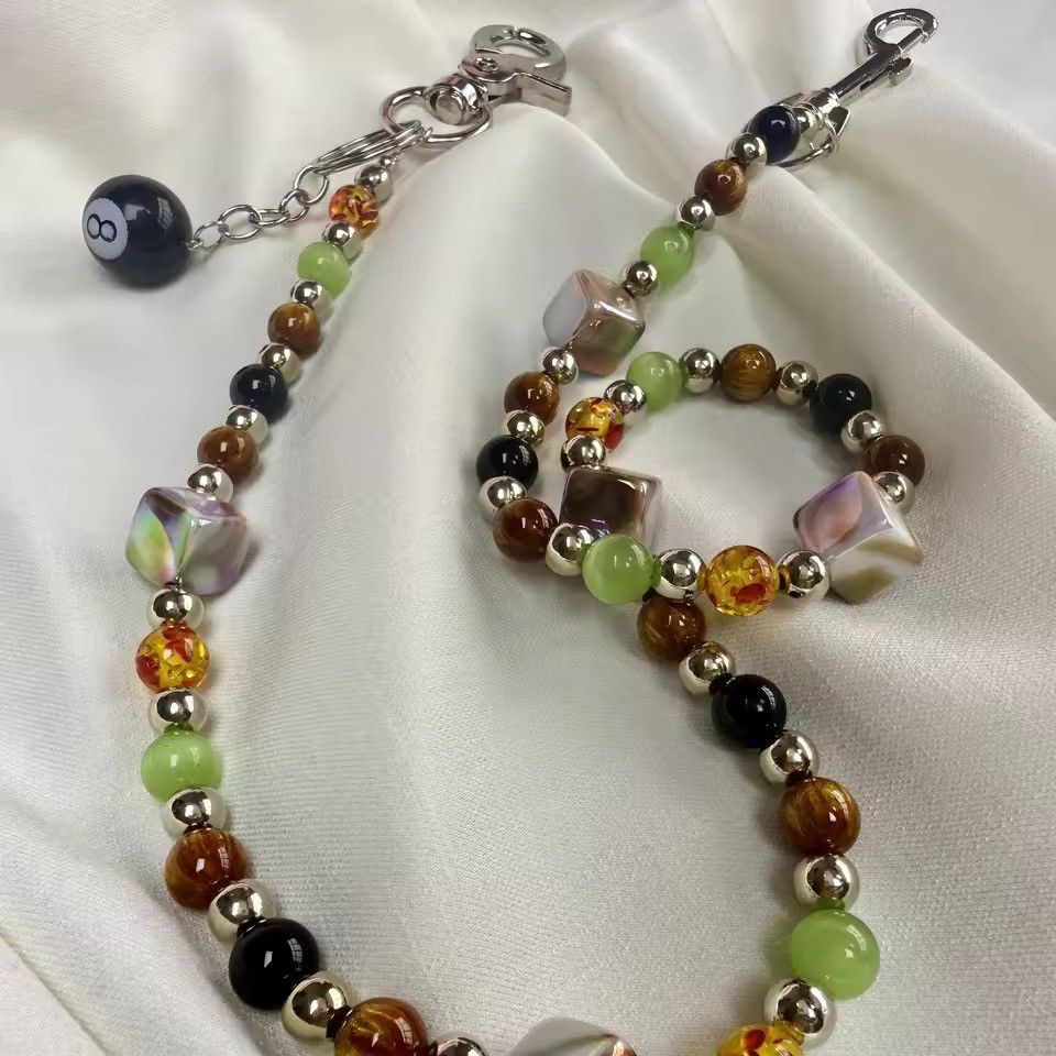 Jewelry Multicolor Bead Wallet Chain Size ONE SIZE - 4 Thumbnail
