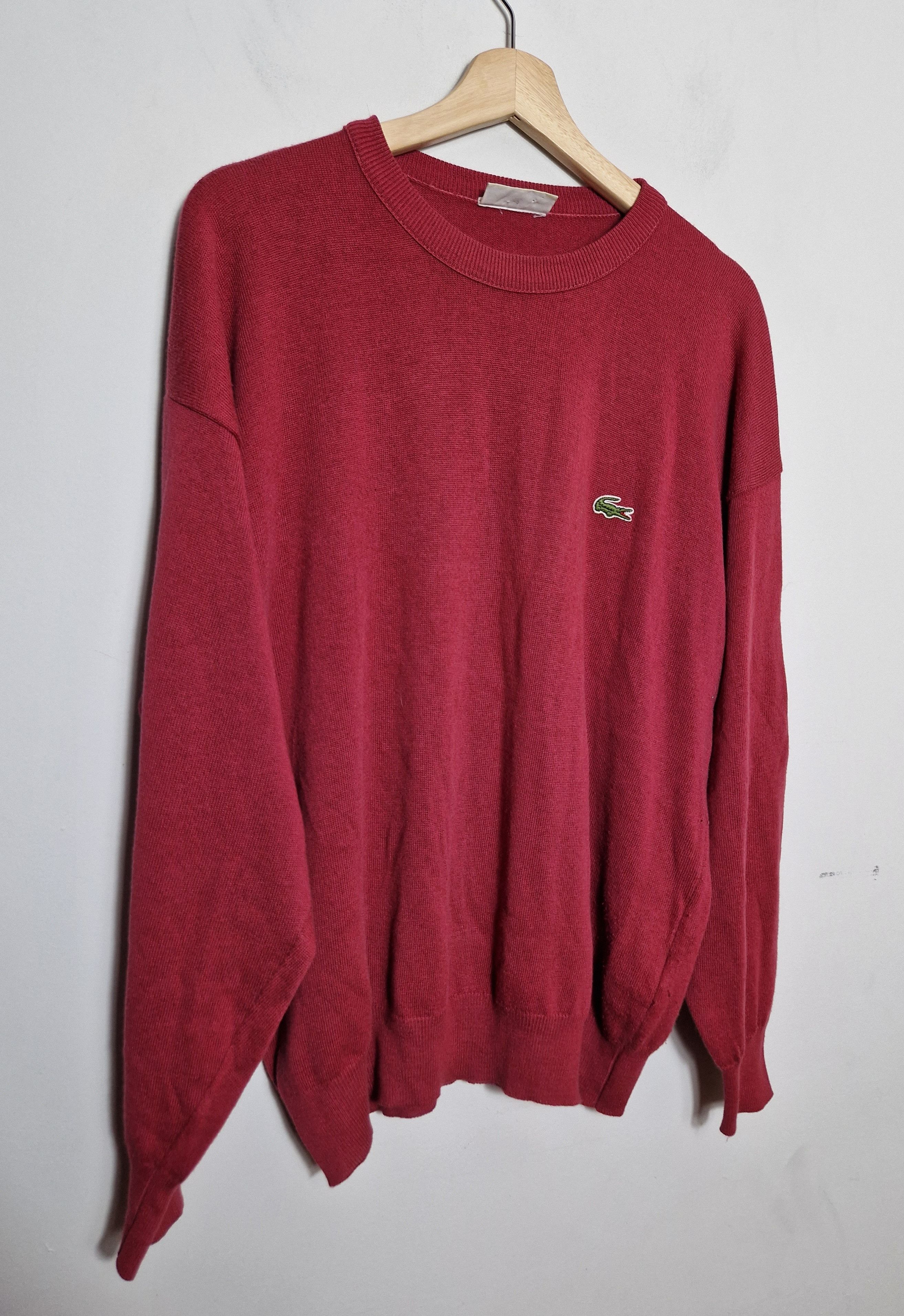 Lacoste × Vintage Lacoste vintage sweater Size US XL / EU 56 / 4 - 2 Thumbnail