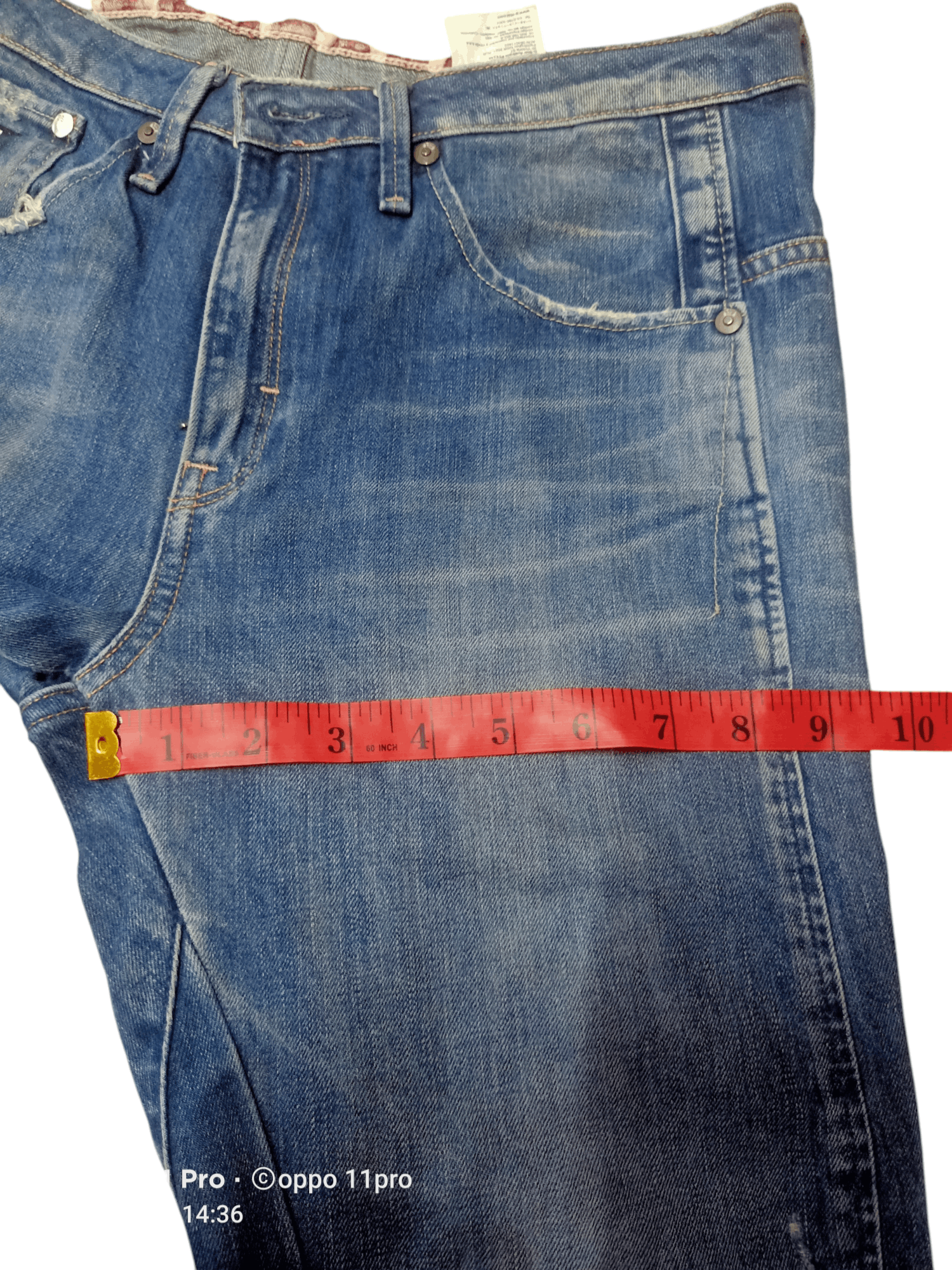 G-Star × Vintage Gstar Slim Fit Straight Curve Denim Distressdenim Size US 31 - 4 Thumbnail