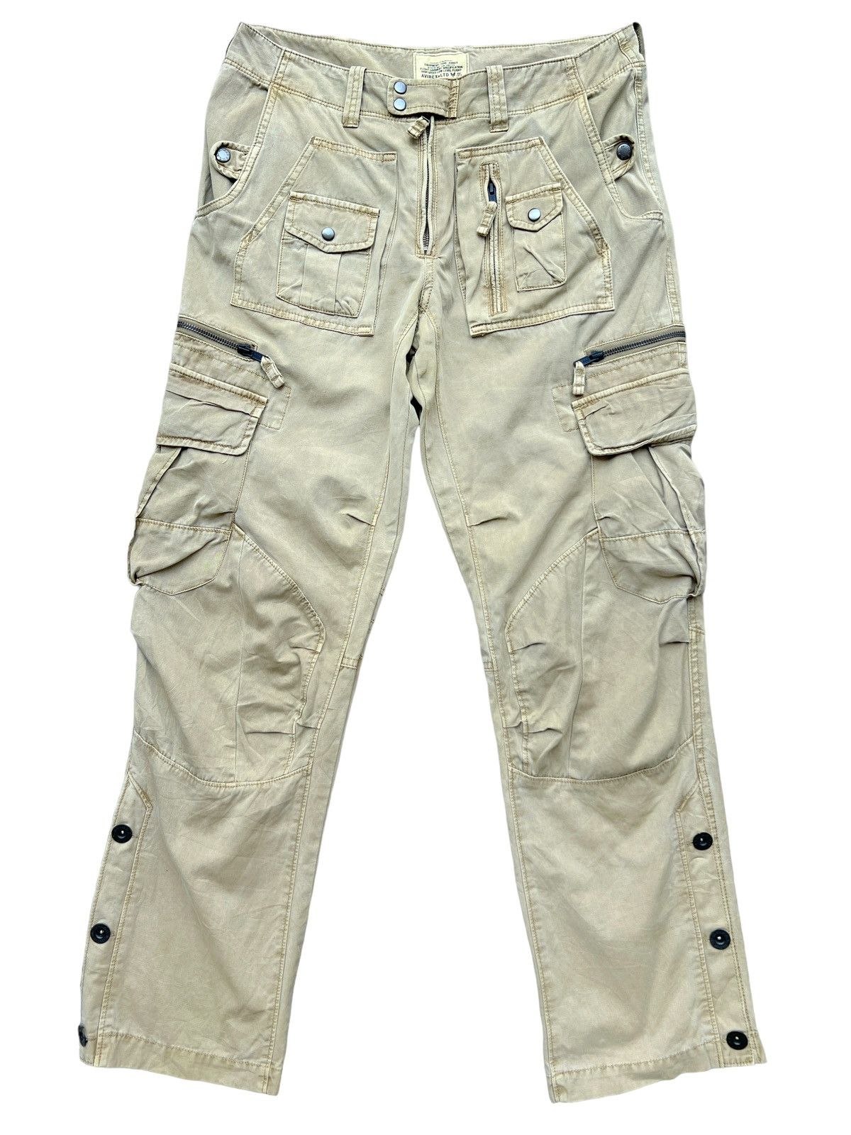 Avirex × Beauty Beast Avirex Bondage Multipocket Tactical Cargo Pants 34x31 Size US 34 / EU 50 - 2 Thumbnail