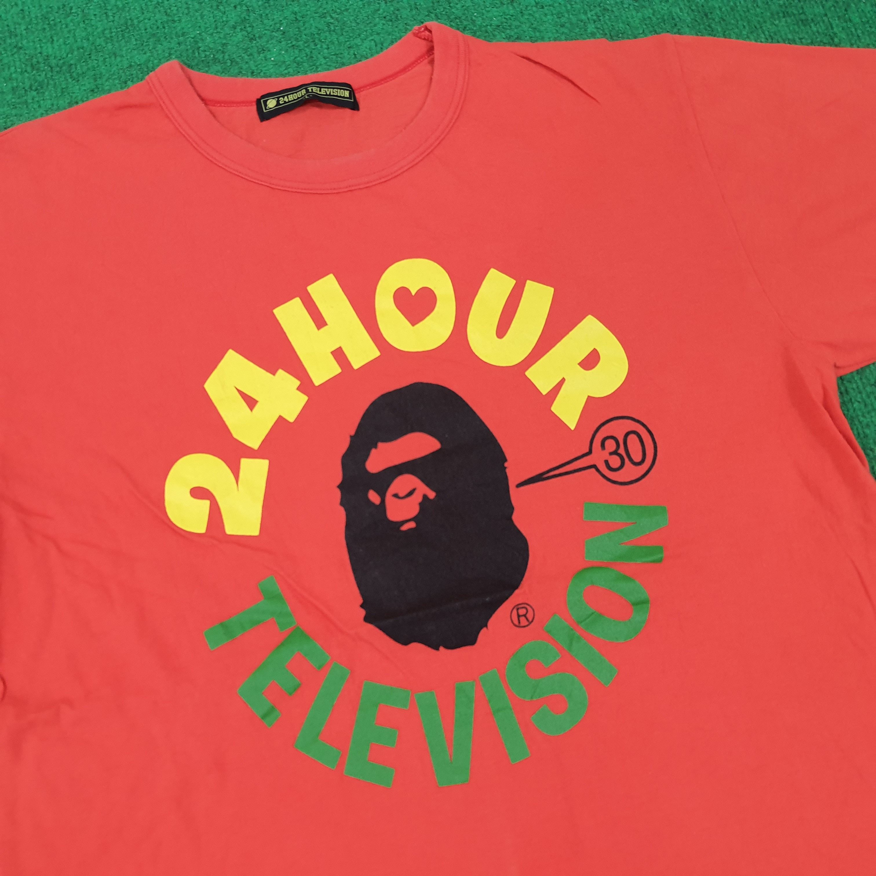 Japanese Brand × Vintage Vintage 24Hour Television BAPE Japan Brand Tshirt Size US M / EU 48-50 / 2 - 2 Thumbnail