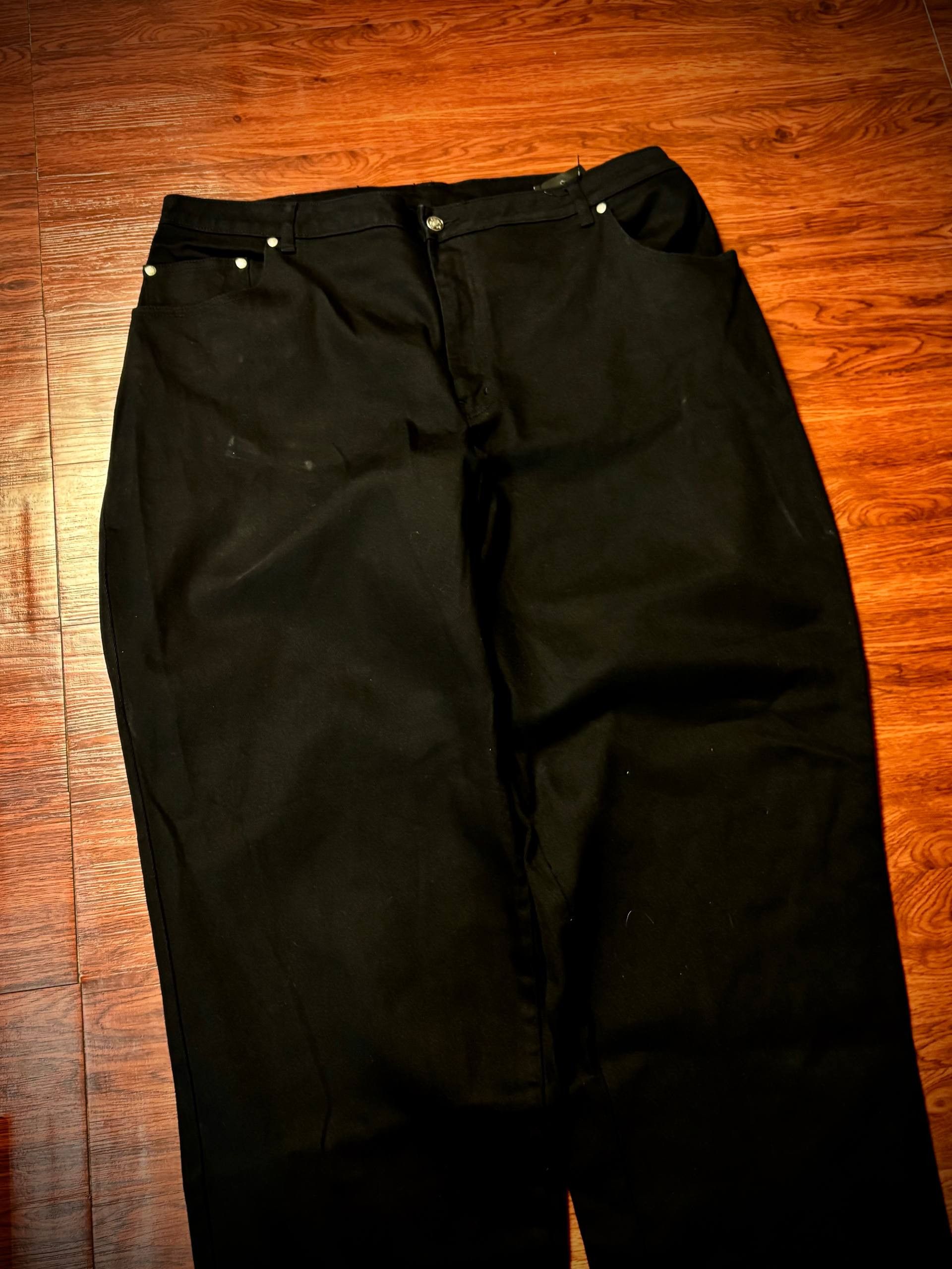 JNCO Vintage Y2K Black Baggy Jeans Super Nice Denim Pants Size US 40 / EU 56 - 3 Thumbnail