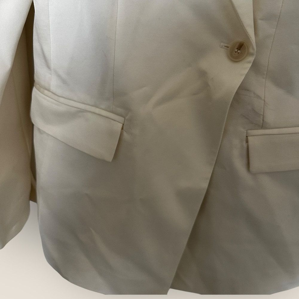 & Other Stories NWT & Other Stories | Relaxed Cut-Away Tailored Blazer | Wh Size M / US 6-8 / IT 42-44 - 8 Thumbnail