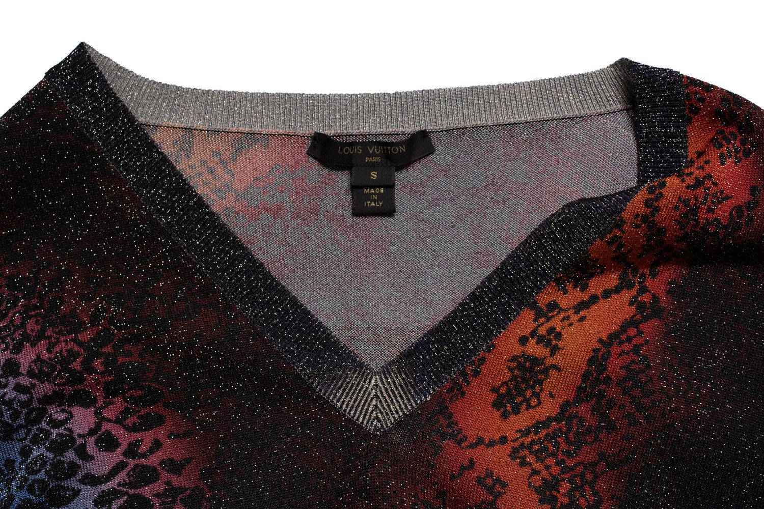 Louis Vuitton Louis Vuitton, lurex sweater with python print Size S / US 4 / IT 40 - 8 Thumbnail
