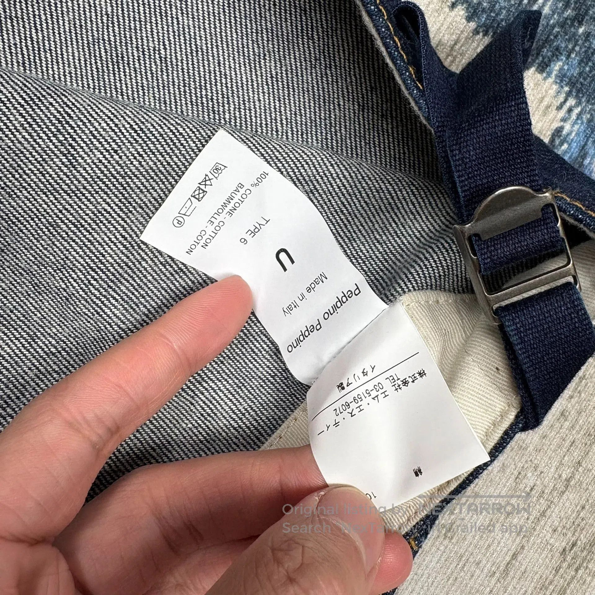 Other PEPPINO TYPE6 Denim Overalls. Size 31" - 5 Thumbnail