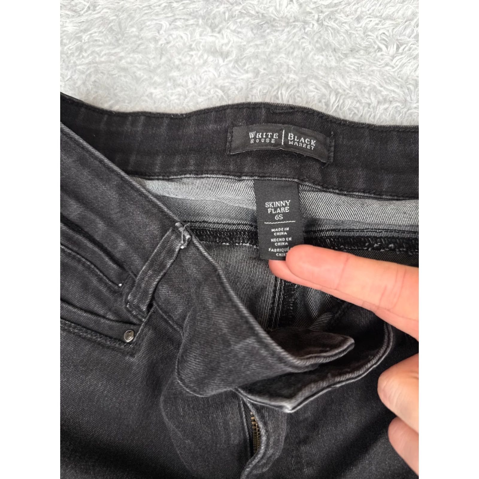White House Black Market White House Black Market Jeans Women 6 Black Denim Dark Wash Bootcut 30x28 Denim Fashion Jeans Women 6 Black Vintage: No Size 28" / US 6 / IT 42 - 6 Thumbnail