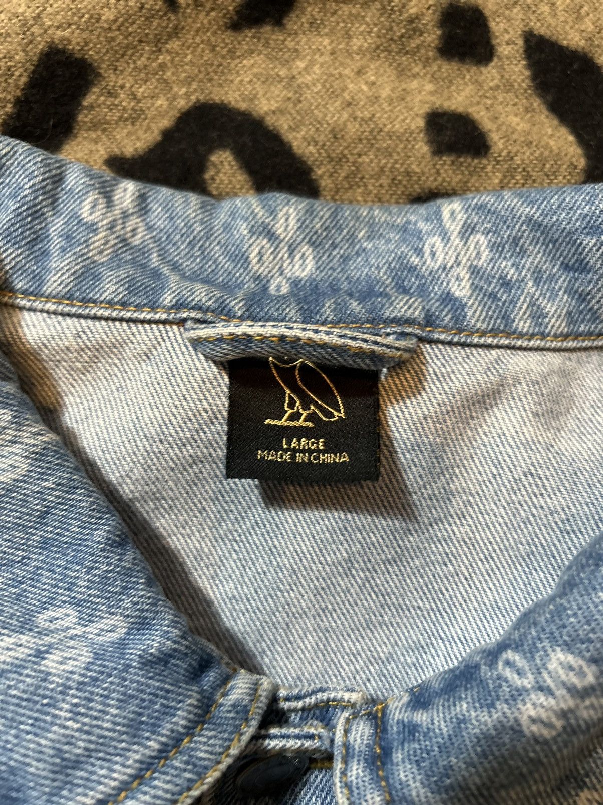 October's Very Own 2020 Monogram Denim Trucker jacket Size US L / EU 52-54 / 3 - 4 Thumbnail