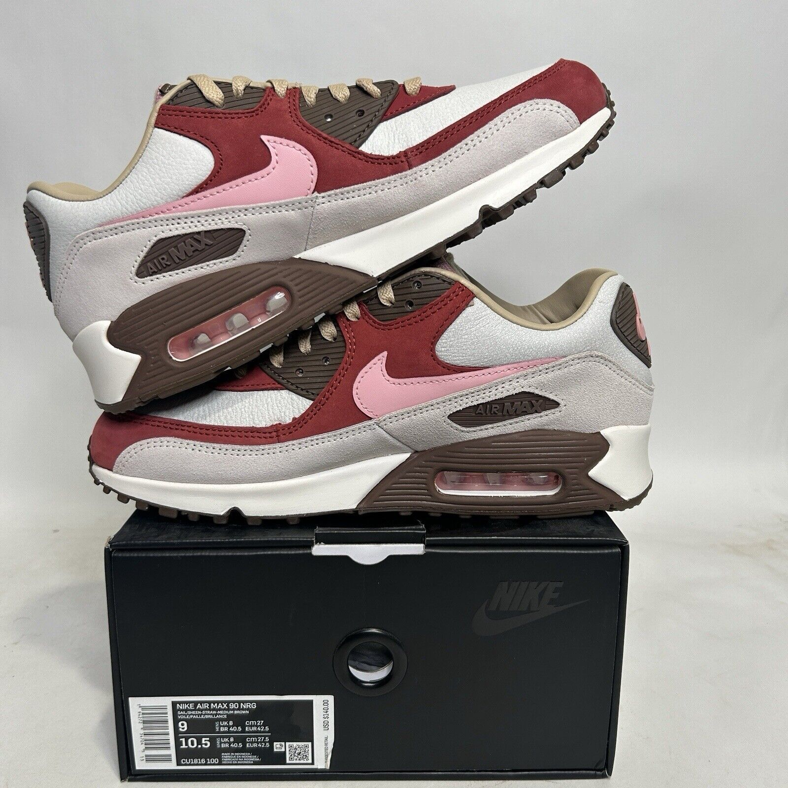 Nike Nike DQM x Air Max 90 NRG “Bacon” 2021 Size US 9 / EU 42 - 3 Thumbnail