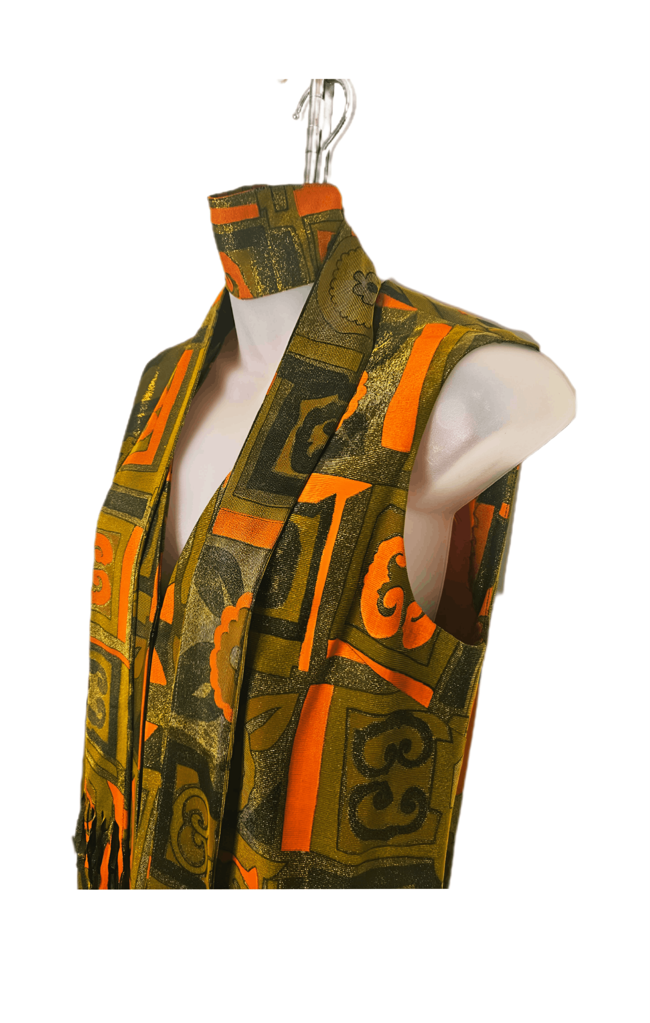 Other 1960s MOD GEO SPARKLE VEST + SCARF SET Size ONE SIZE - 3 Thumbnail