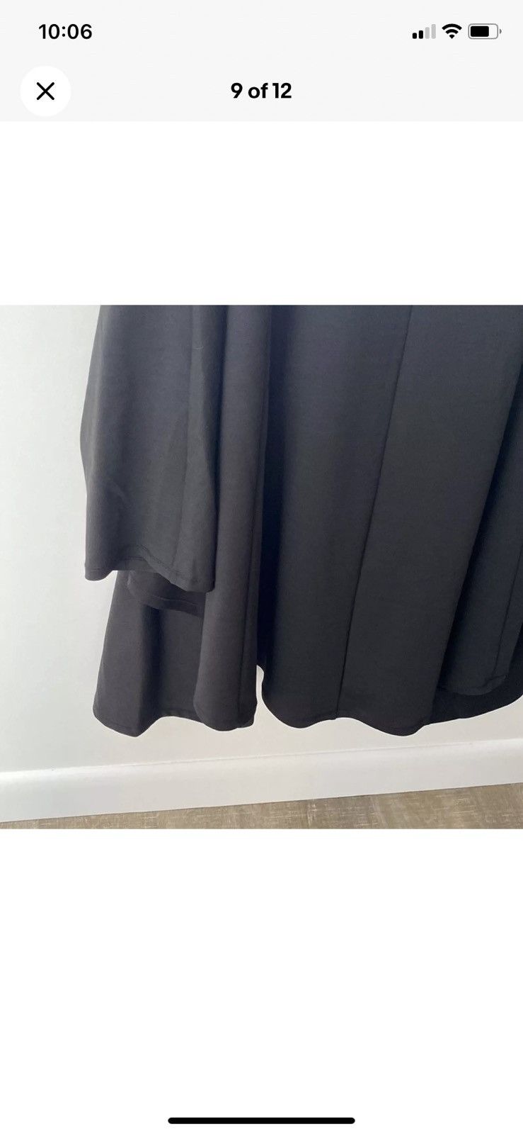 Designer PATRIZIA LUCA | NWT Modern Trench Coat Swing Jacket - Black Size M / US 6-8 / IT 42-44 - 11 Thumbnail
