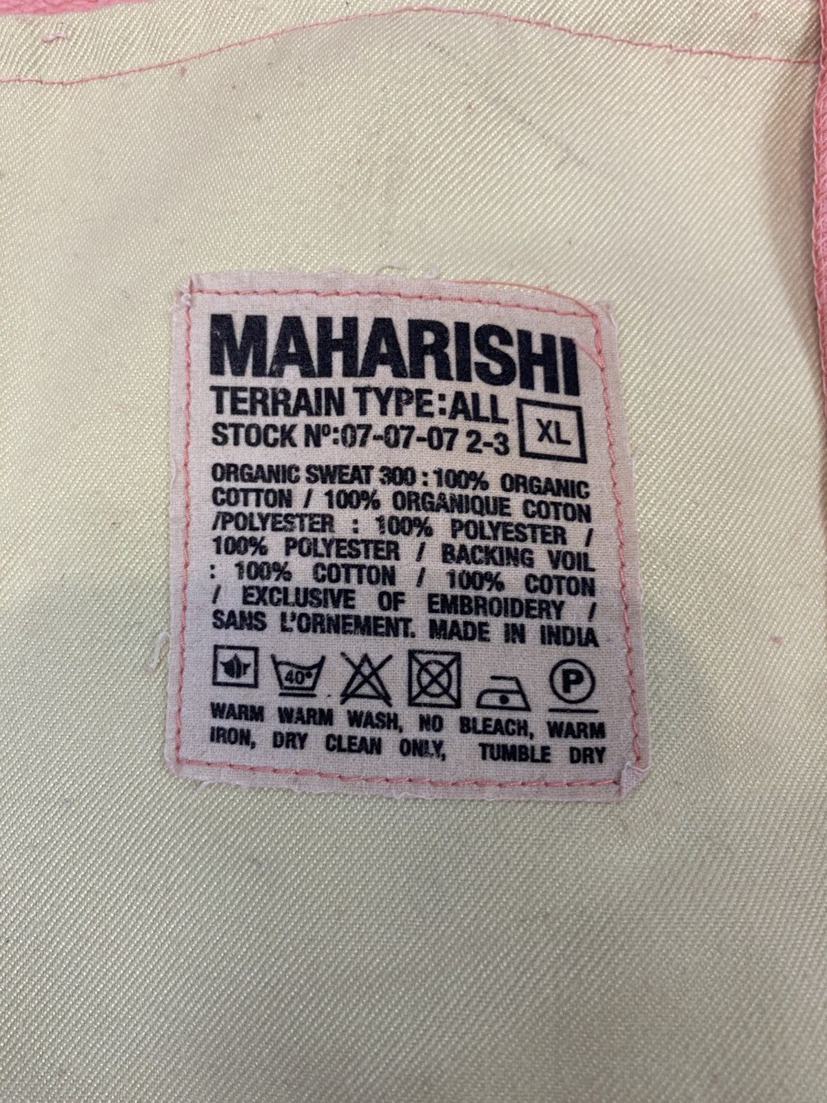Maharishi MAHARISHI PINK ZIP UP HOODIE JACKET Size US XL / EU 56 / 4 - 9 Thumbnail