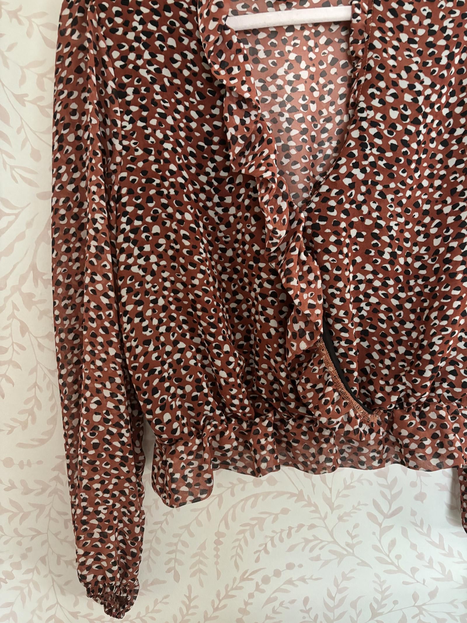 Steve Madden NWOT Steve Madden Women's Ruffled Blouse - Large Size L / US 10 / IT 46 - 4 Thumbnail