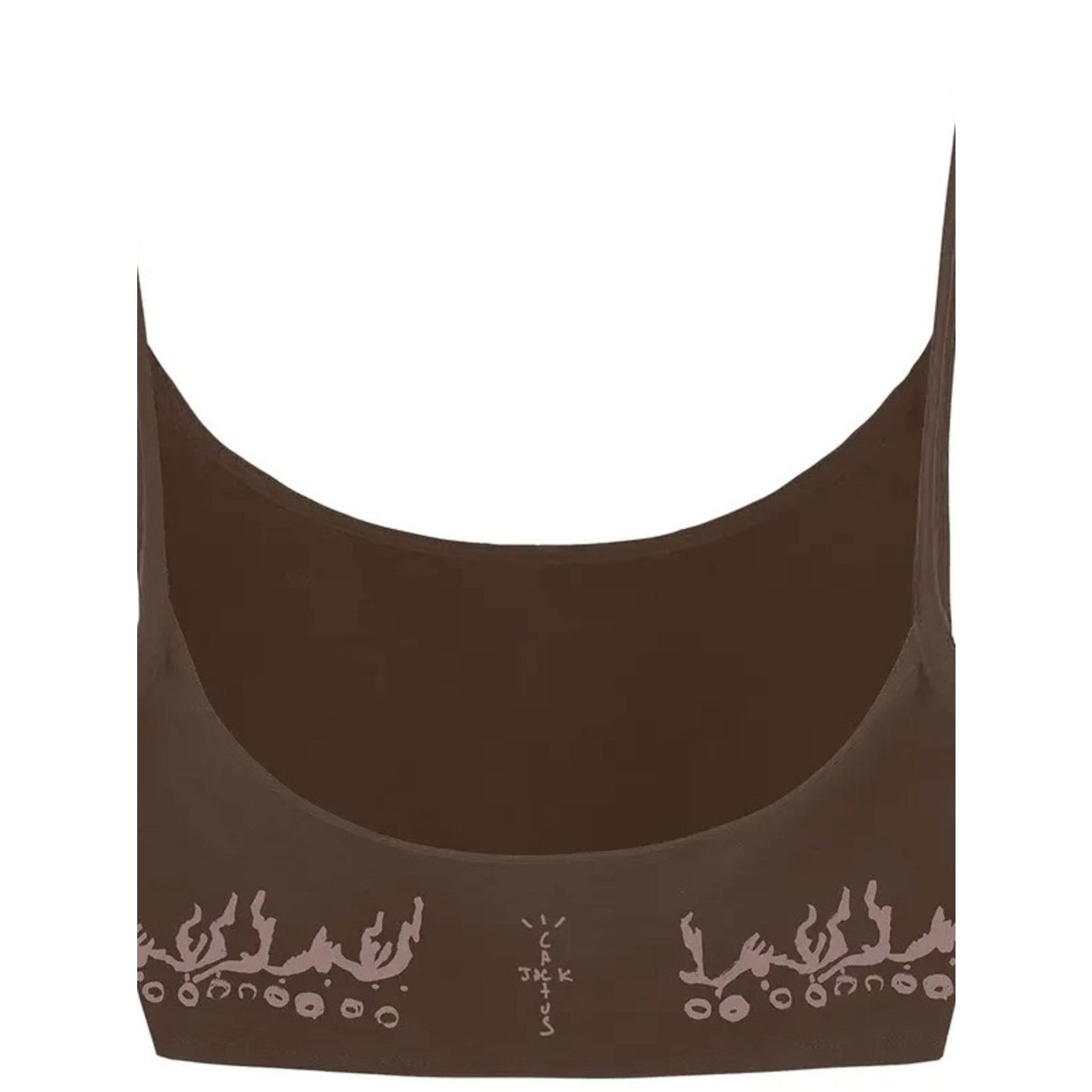 Other Cactus Jack by Travis Scott Sunshine Cropped Tank 'Brown' Size L / US 10 / IT 46 - 2 Thumbnail