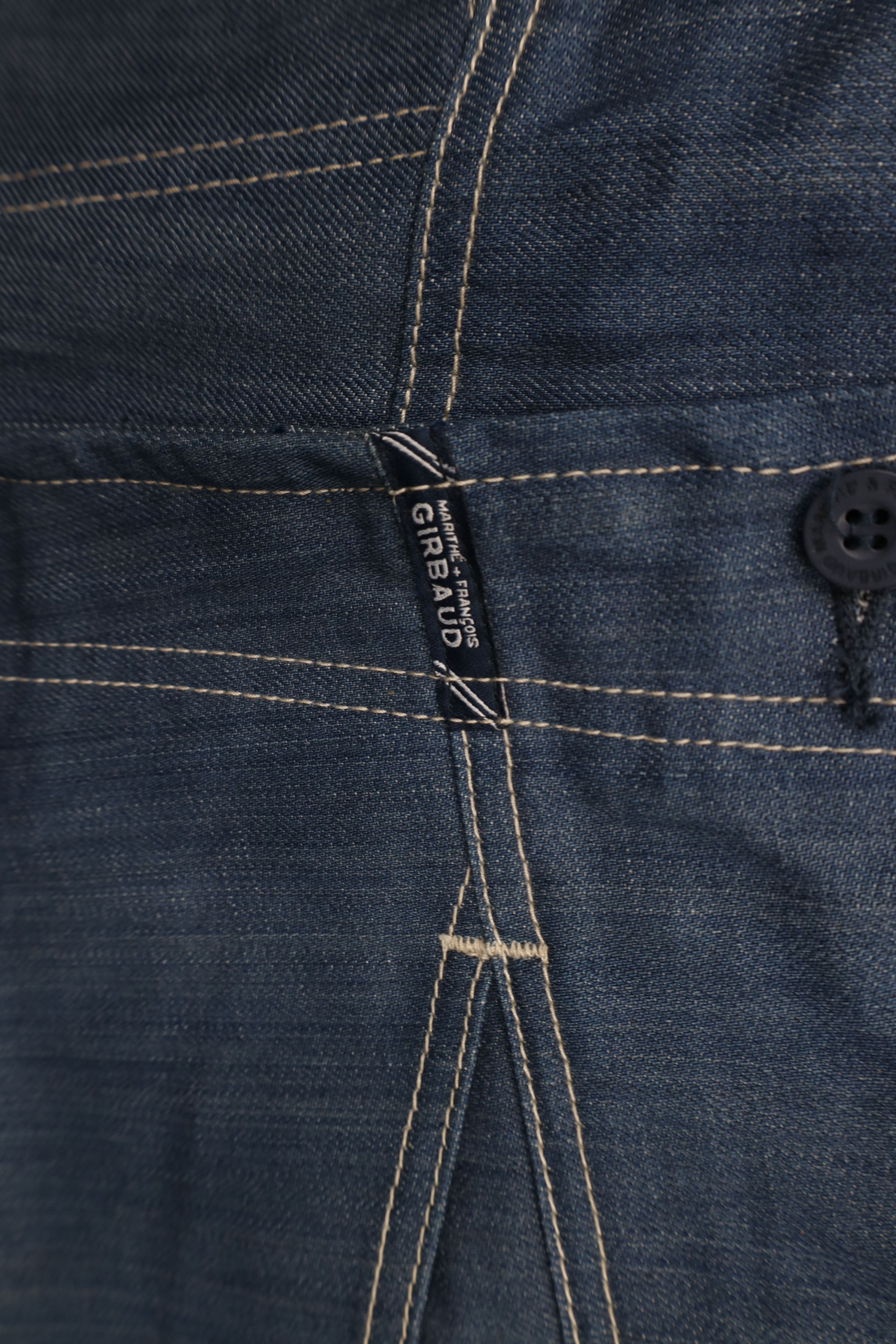 Marithe + Francois Girbaud × Vintage Deadstock Vintage 90s Marithe Francois Girbaud Jean Shorts Size US 32 / EU 48 - 6 Thumbnail