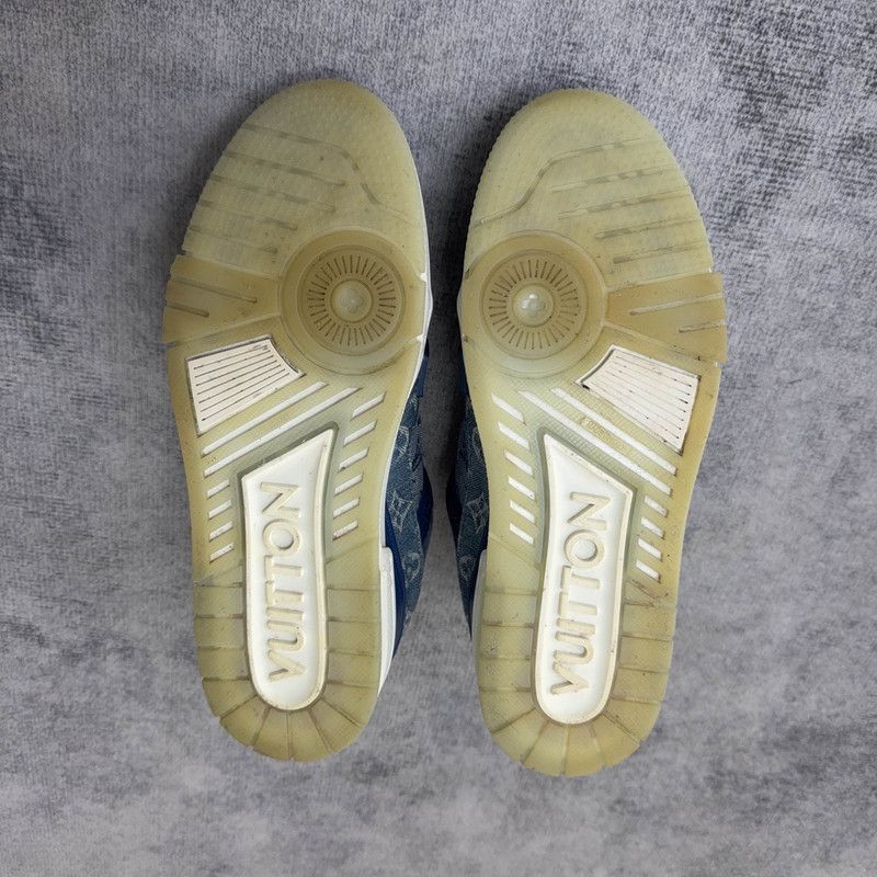 Louis Vuitton Louis Vuitton Denim Trainer Low-Top Fashion Sneakers -2508 Size US 8 / EU 41 - 1 Thumbnail