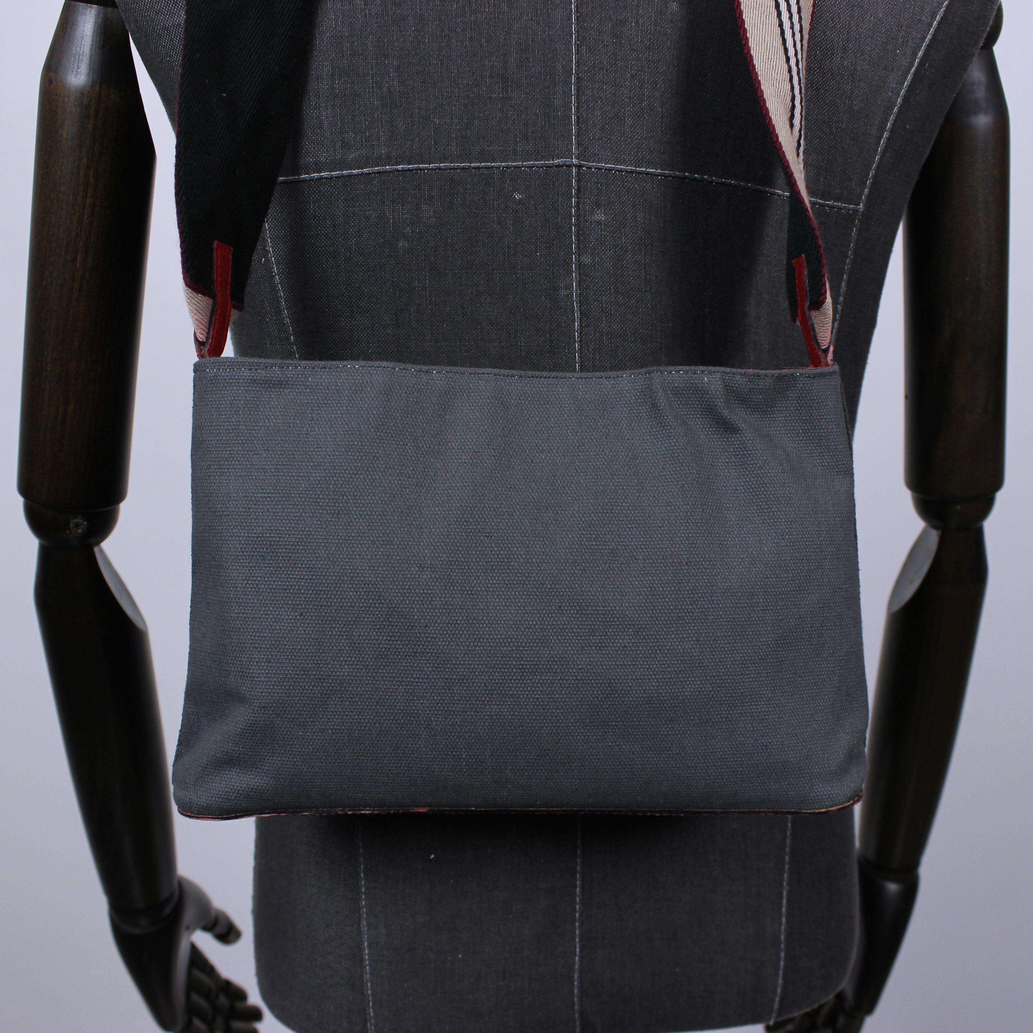 Burberry Burberry shoulders bag leather red gray nova one size Size ONE SIZE - 9 Thumbnail