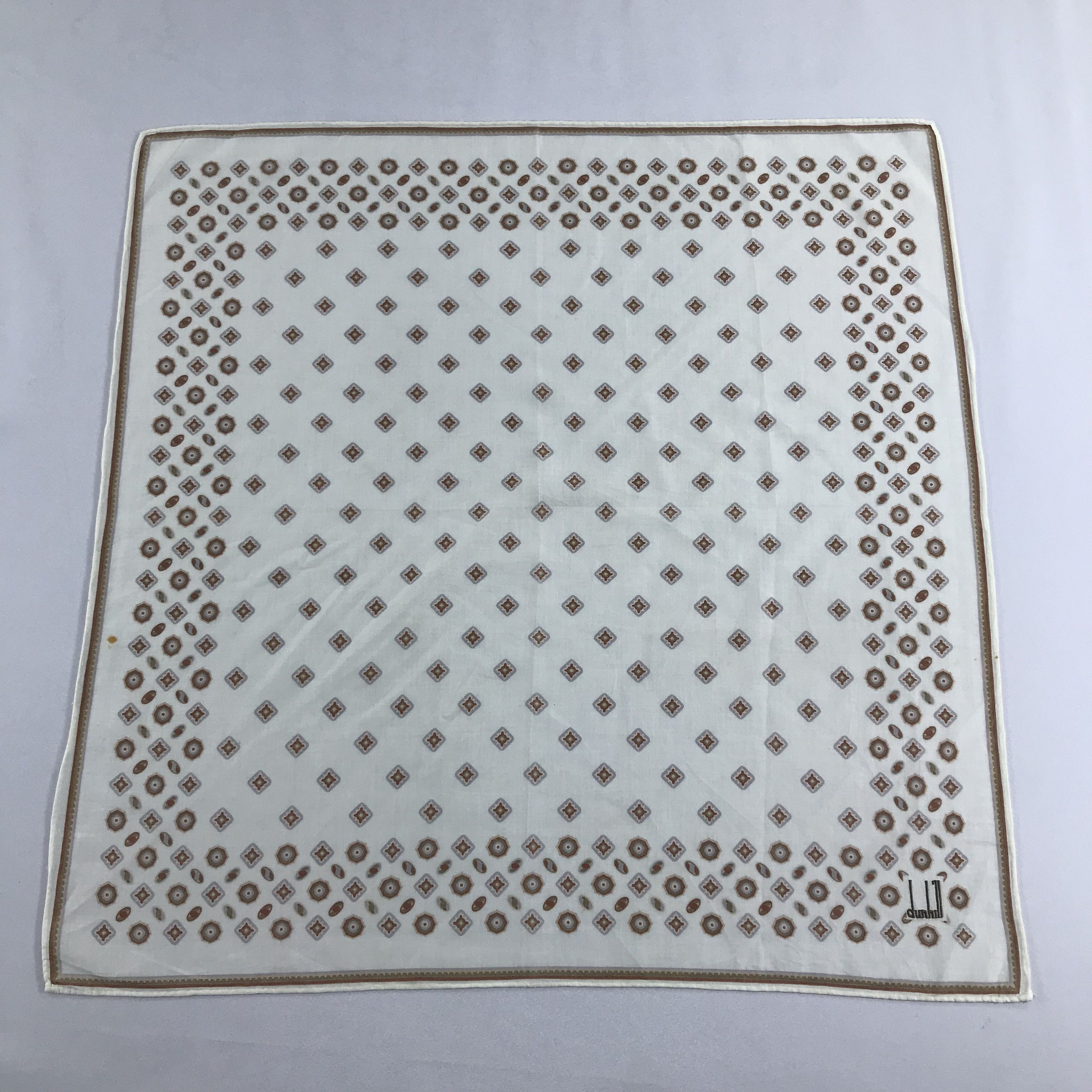 Alfred Dunhill Dunhill Handkerchief Neckerchief Bandana H1131 Size ONE SIZE - 2 Thumbnail