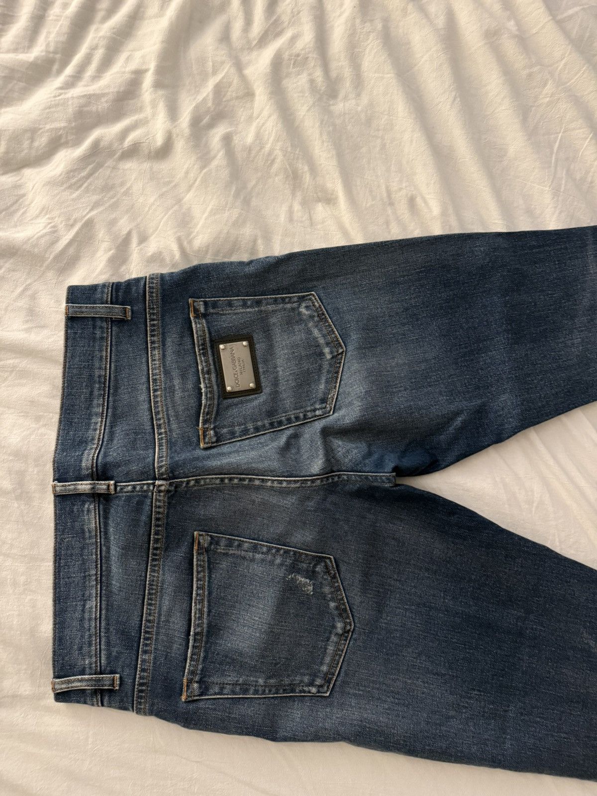 Dolce & Gabbana Dolce & Gabbana Blue Wash Skinny Fit Jeans Size 50 (34 US) Size US 34 / EU 50 - 4 Thumbnail