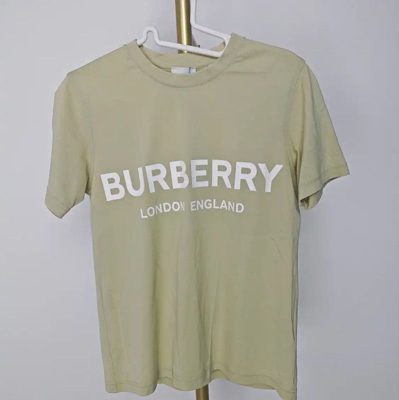 Burberry Burberry Summer XS Green Cotton Short T-shirt Size XS / US 0-2 / IT 36-38 - 1 Thumbnail