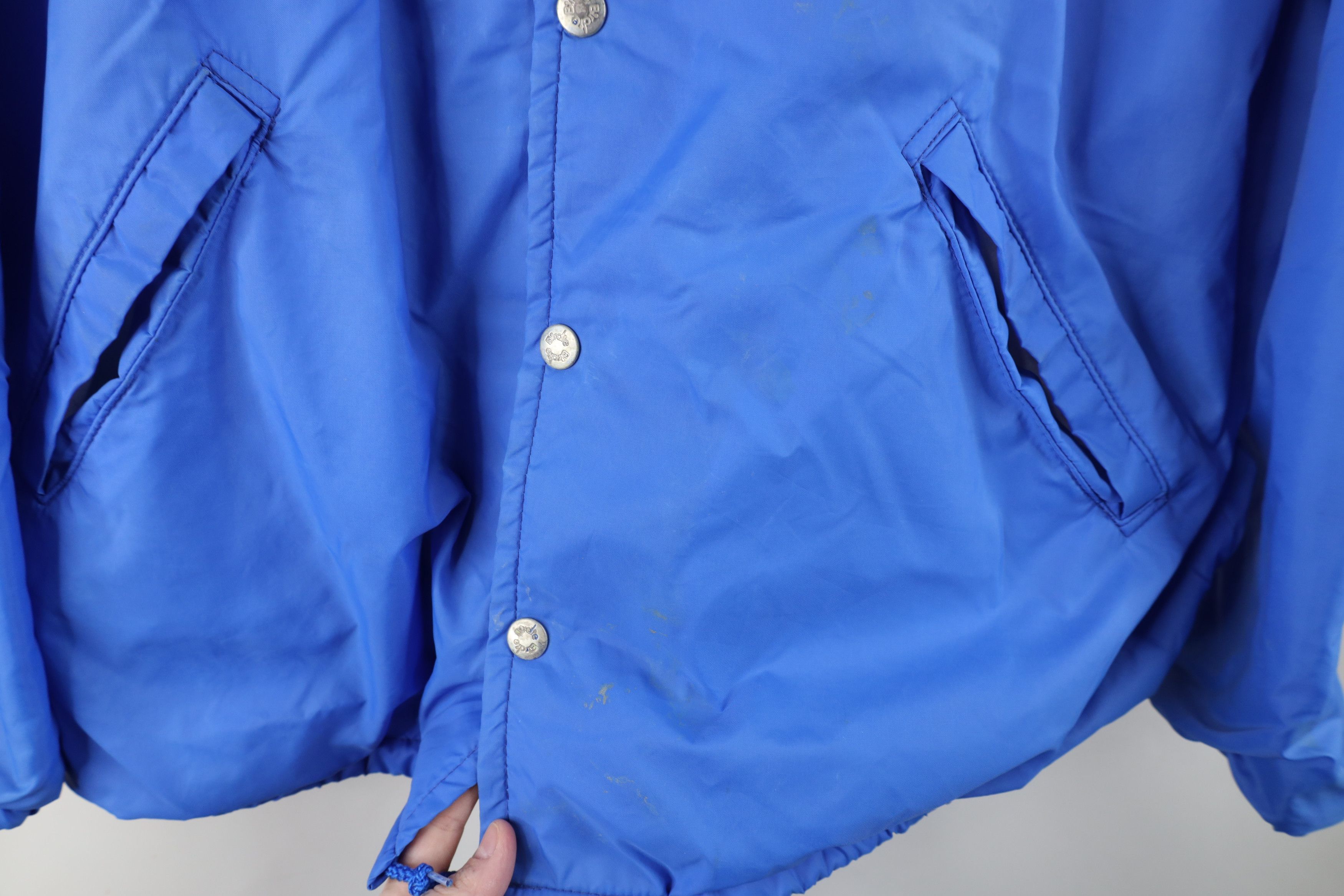 Vintage Vintage 70s Streetwear Coaches Windbreaker Jacket Blue USA Size US L / EU 52-54 / 3 - 4 Thumbnail