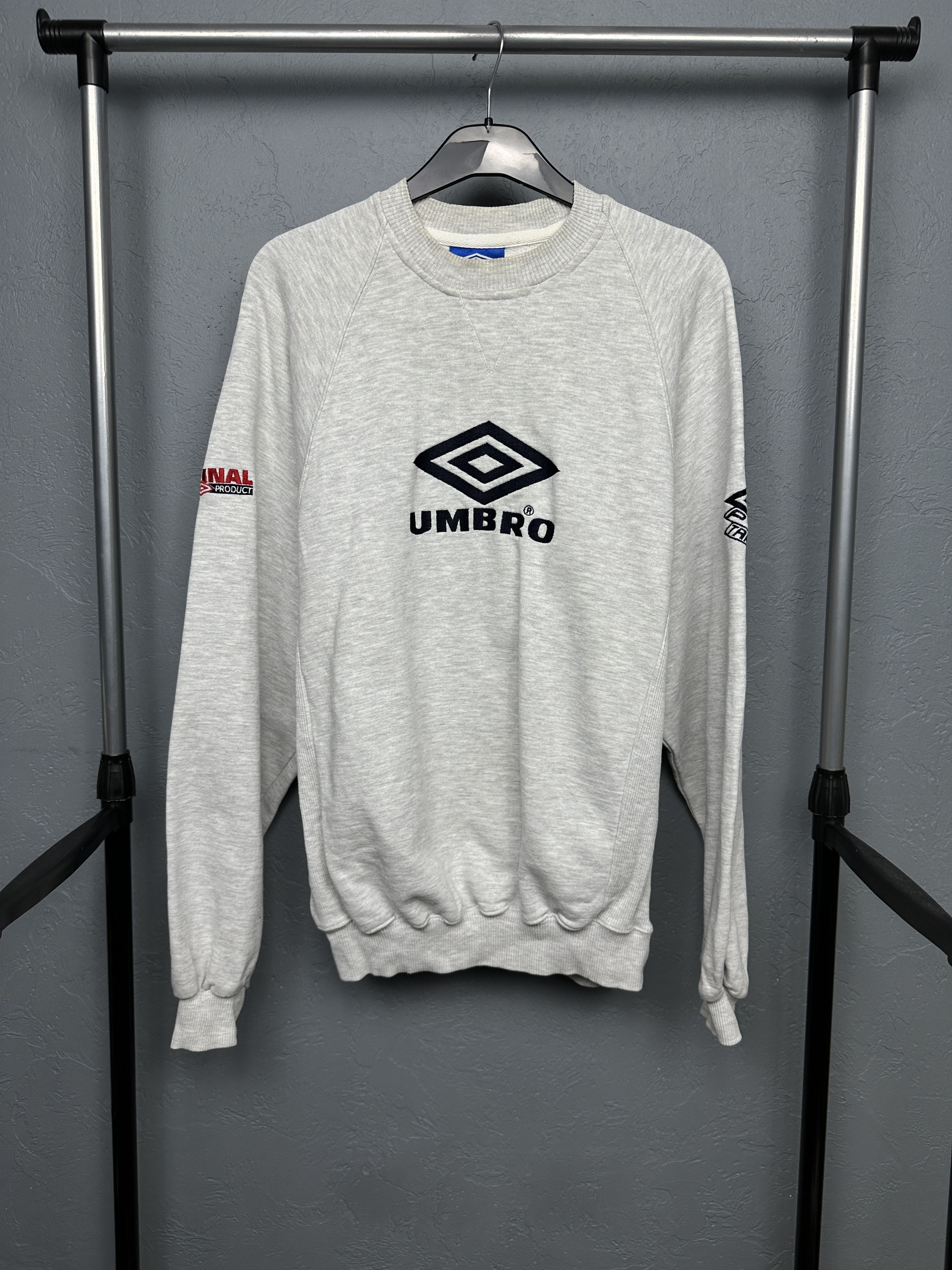 Umbro Umbro Pro Training 90s Vintage Mens Sweatshirt Size US M / EU 48-50 / 2 - 1 Thumbnail