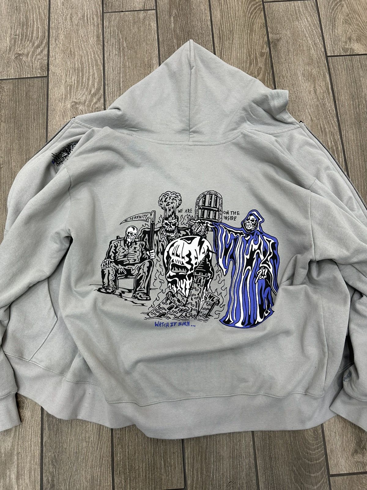 Warren Lotas Warren Lotas Grey Zip Up Size US XL / EU 56 / 4 - 1 Thumbnail
