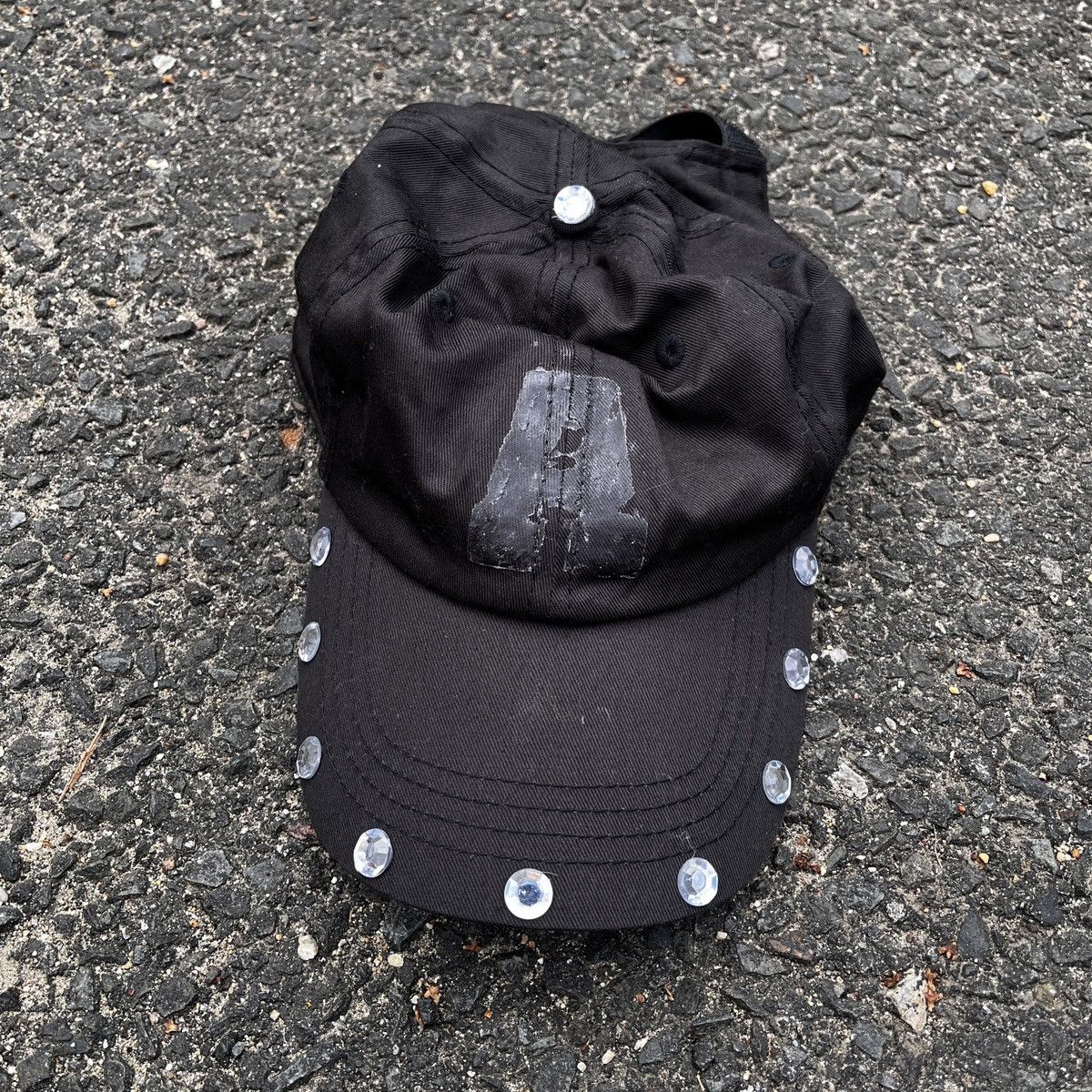 Other Vintage Black Gem Hat Avant Grade A Faded Size ONE SIZE - 1 Thumbnail