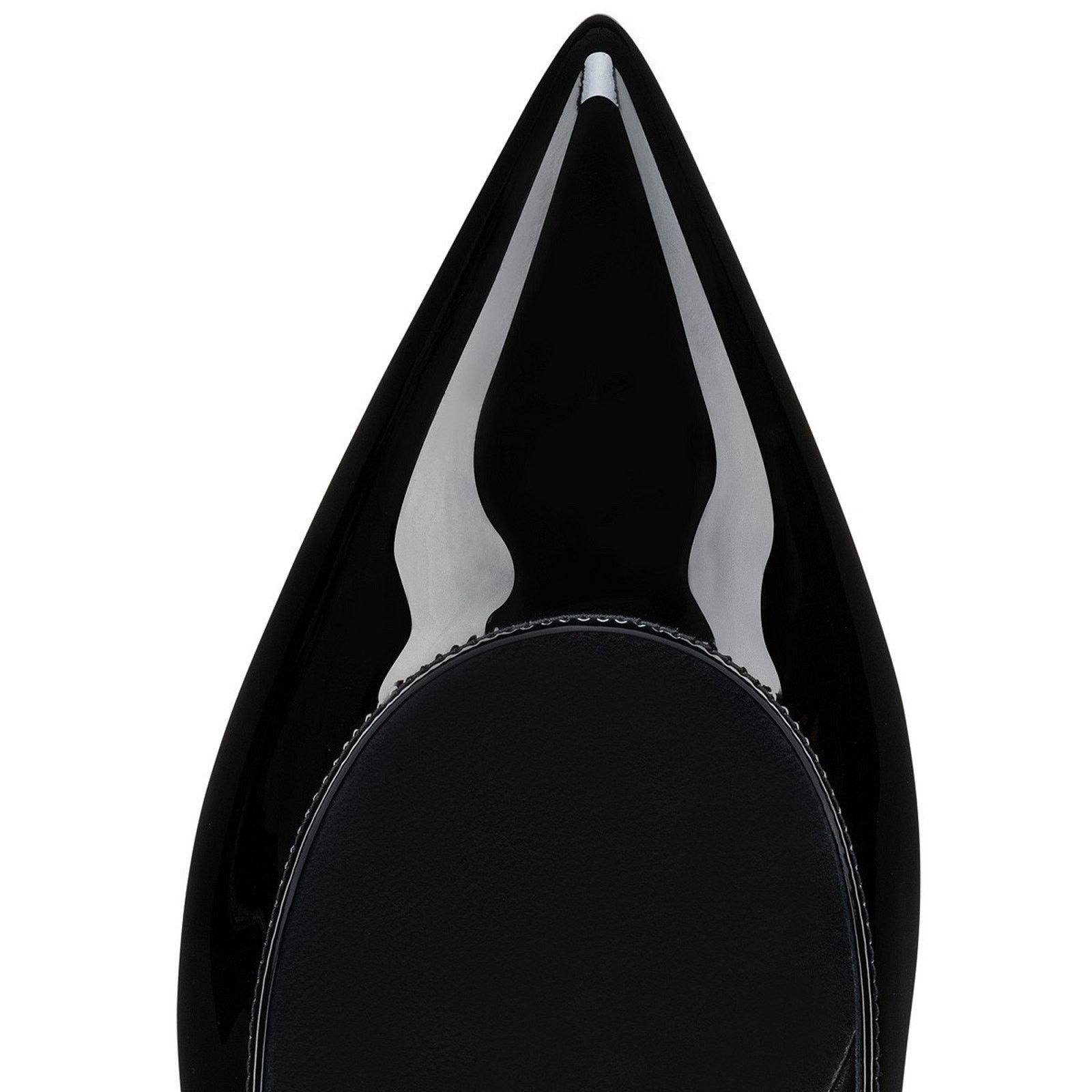 Christian Louboutin Hot Chickita Sling Flat Black Patent