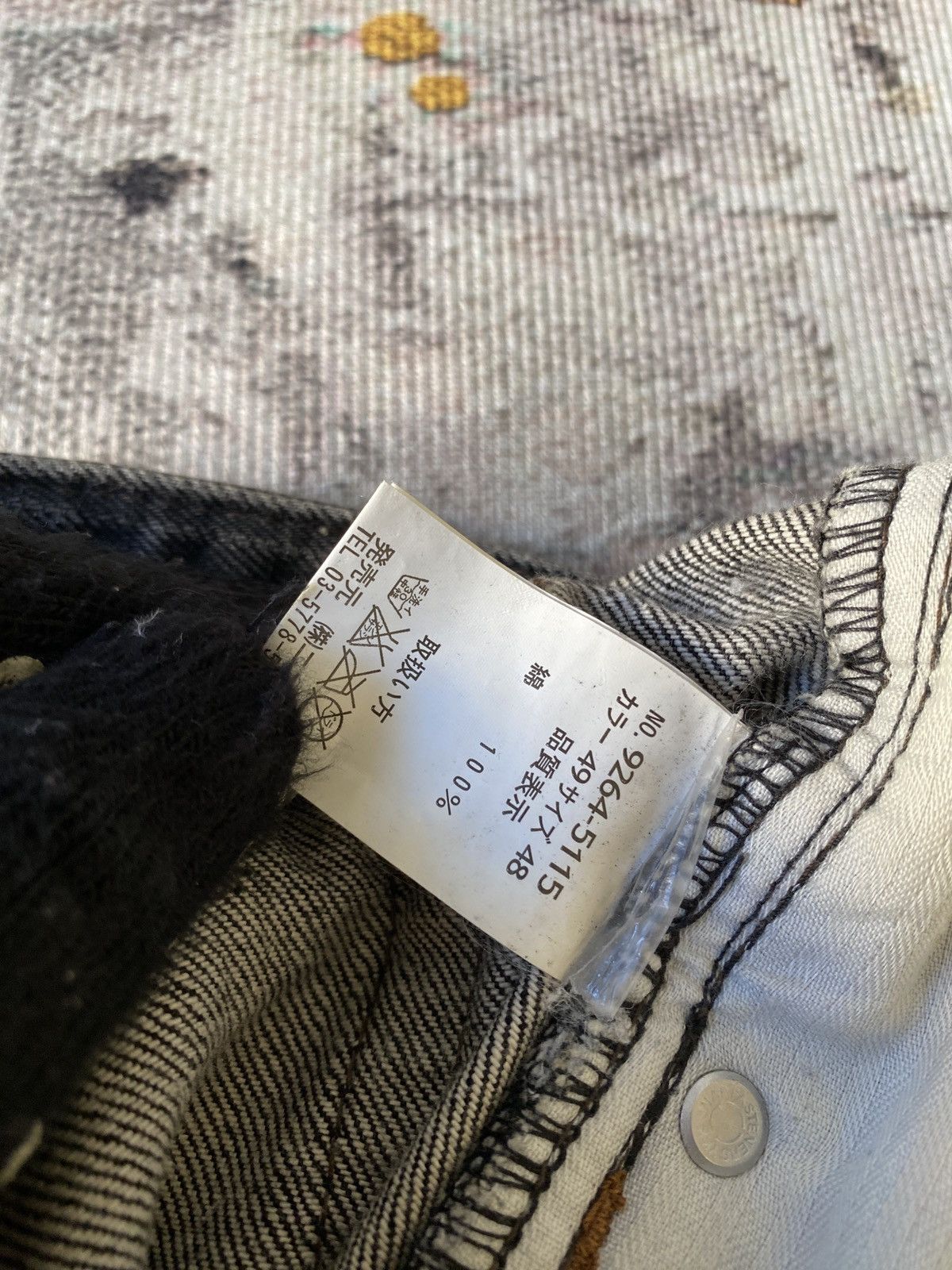 Tornado Mart Nico Club For Men NCFM Claws Mark Design Flare Denim Size US 34 / EU 50 - 24 Thumbnail