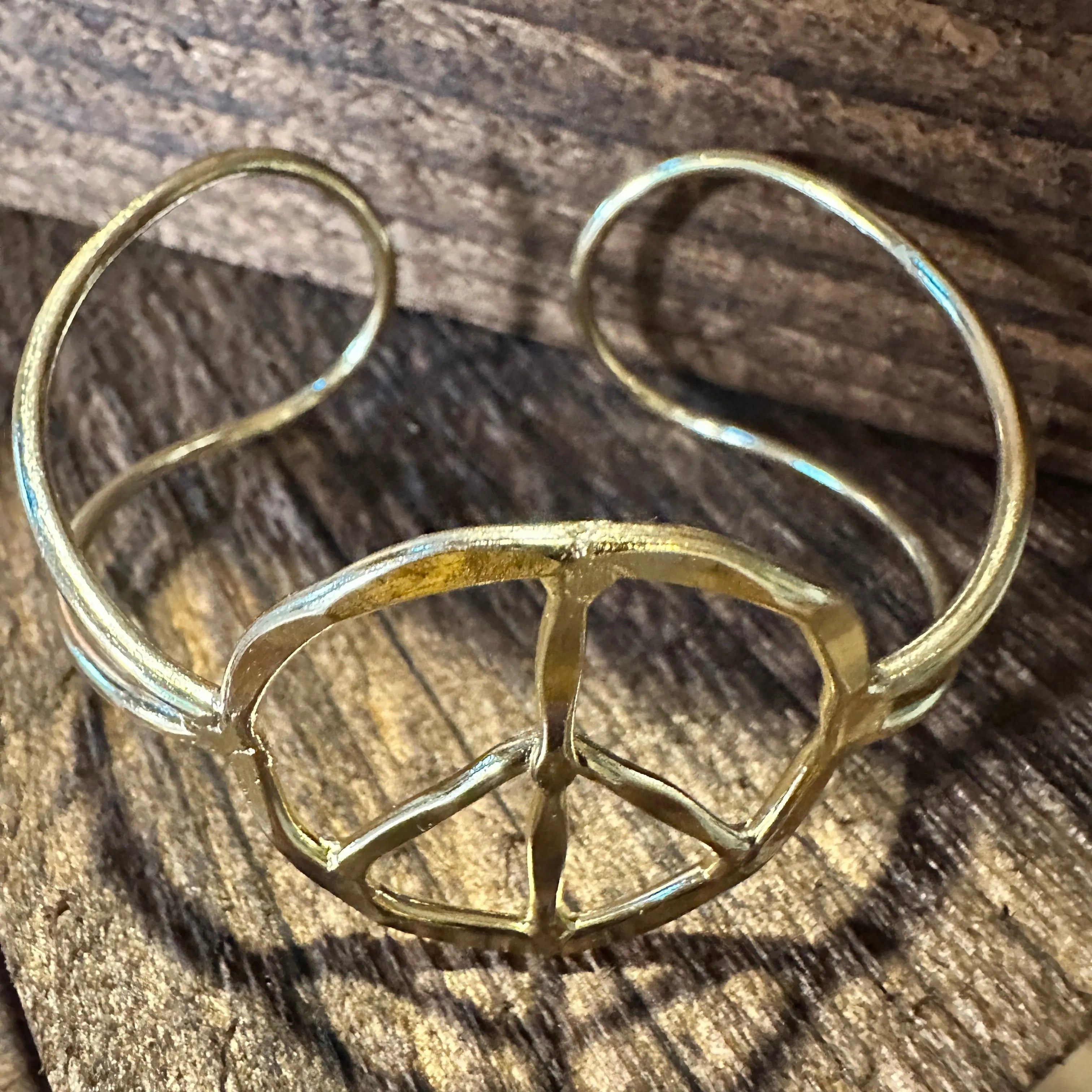 Other Handmade Artesian Hippie Wide Cuff Bracelet Bangle, Silver P Size ONE SIZE - 3 Thumbnail