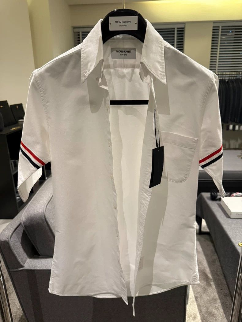 Thom Browne Thom Browne size2 Classic two-sleeved shirt Size US M / EU 48-50 / 2 - 1 Thumbnail