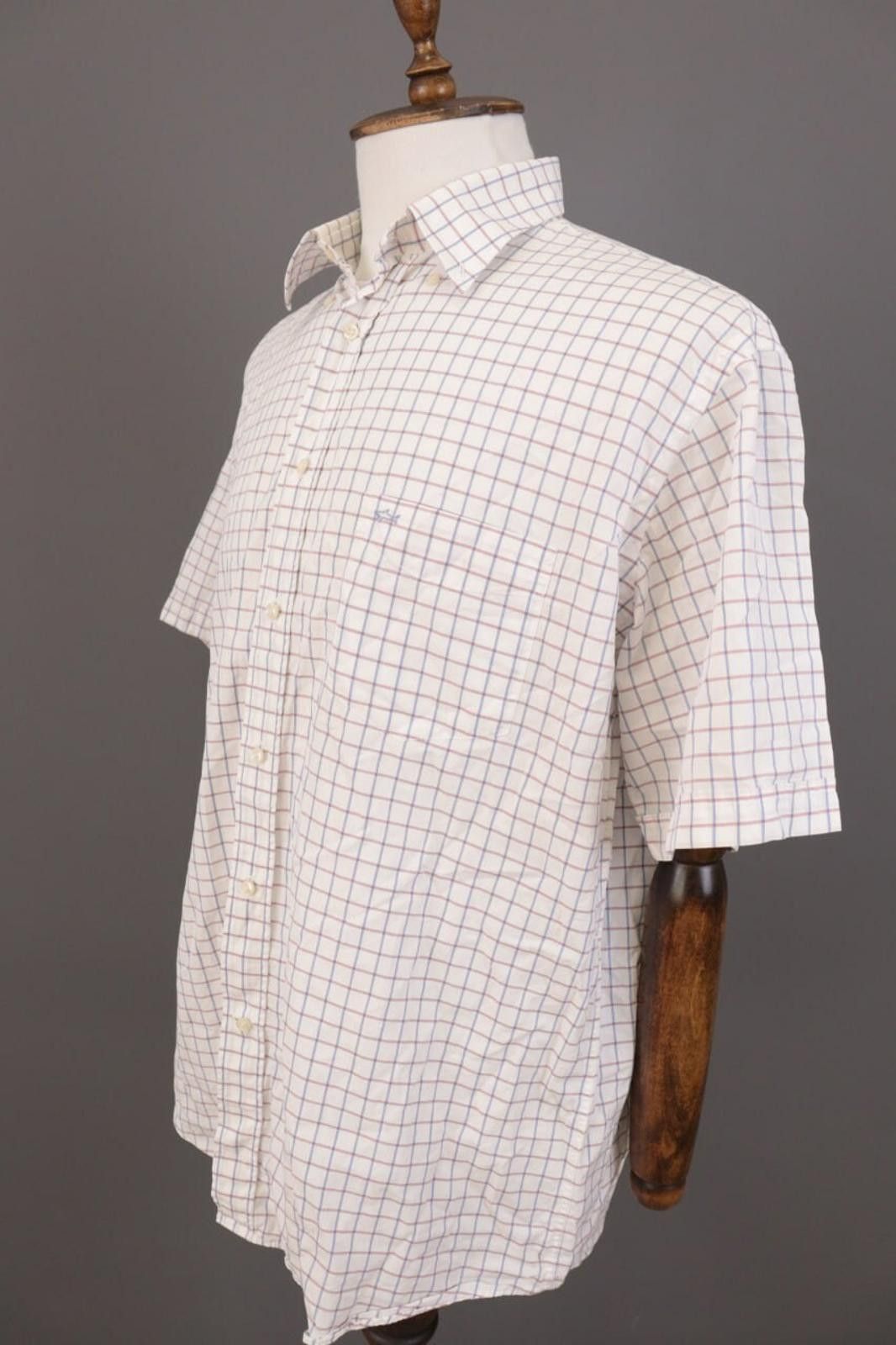 Paul & Shark Paul & Shark Yachting White Check Button Up Shirt Size 43 Size US M / EU 48-50 / 2 - 6 Thumbnail