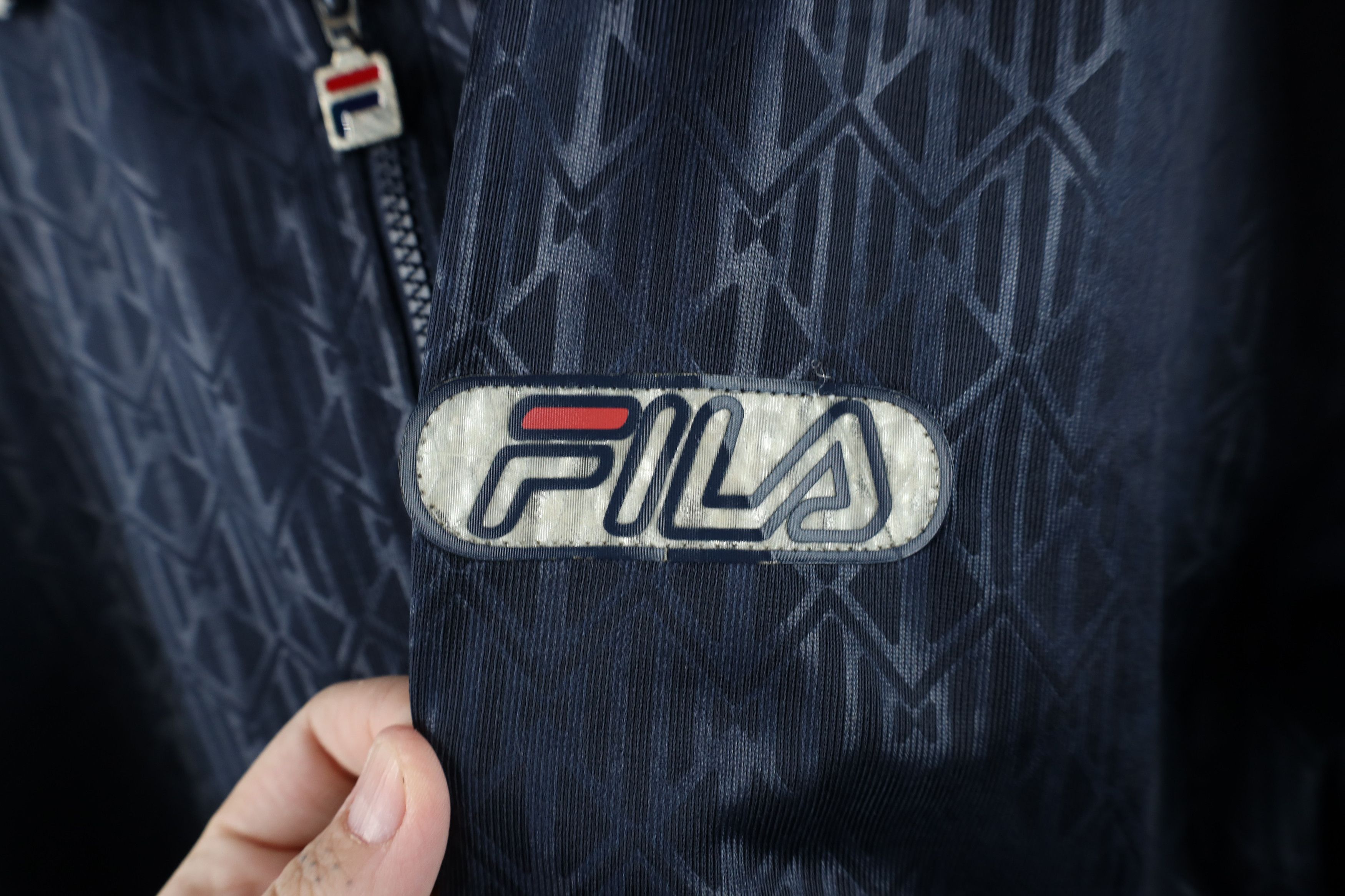 Fila Vintage 90s Fila Spell Half Zip Collared Tennis Polo Blue Size US XXL / EU 58 / 5 - 4 Thumbnail