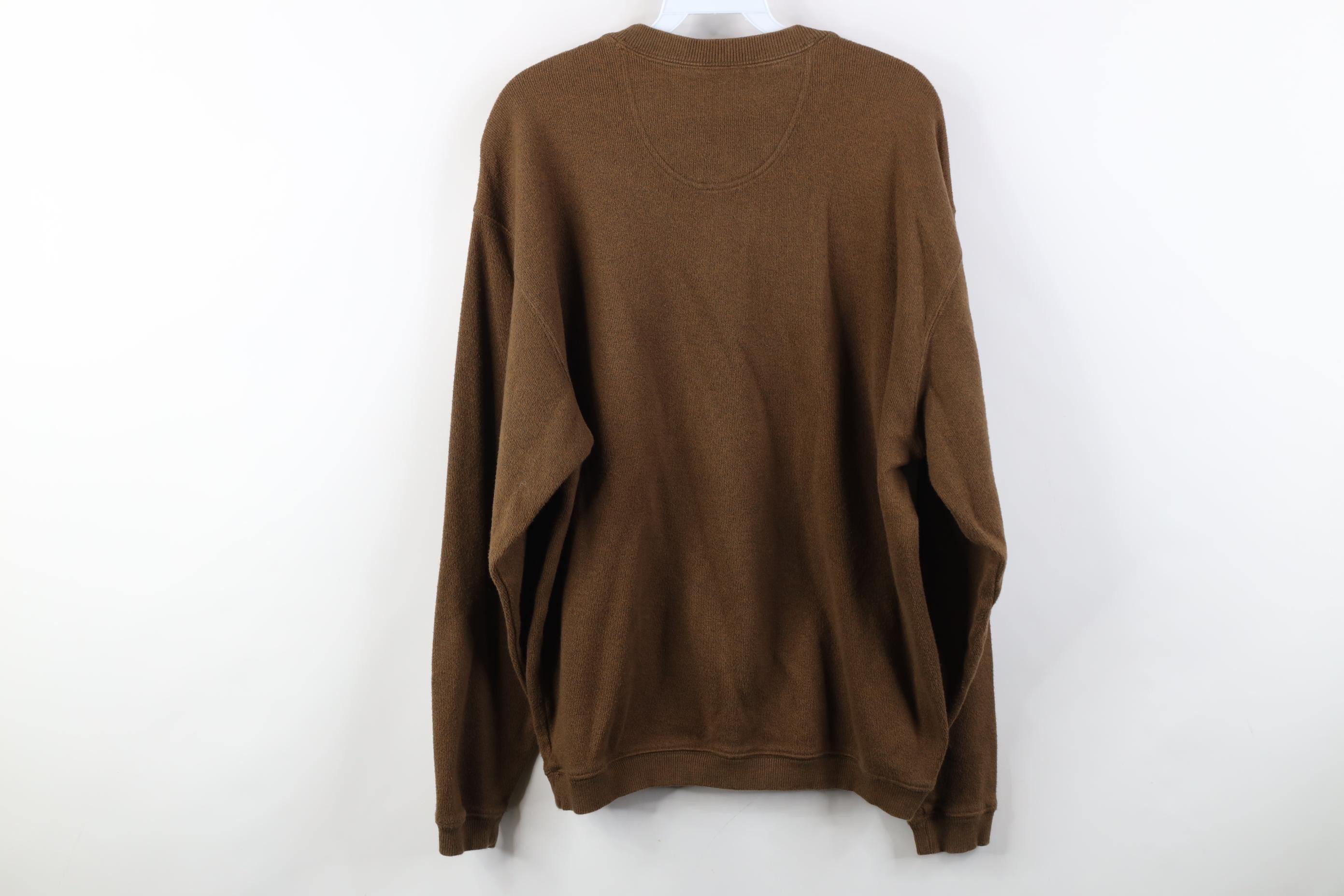 Tommy Bahama Vintage Tommy Bahama Knit V-Neck Sweater Heather Brown Size US M / EU 48-50 / 2 - 6 Thumbnail