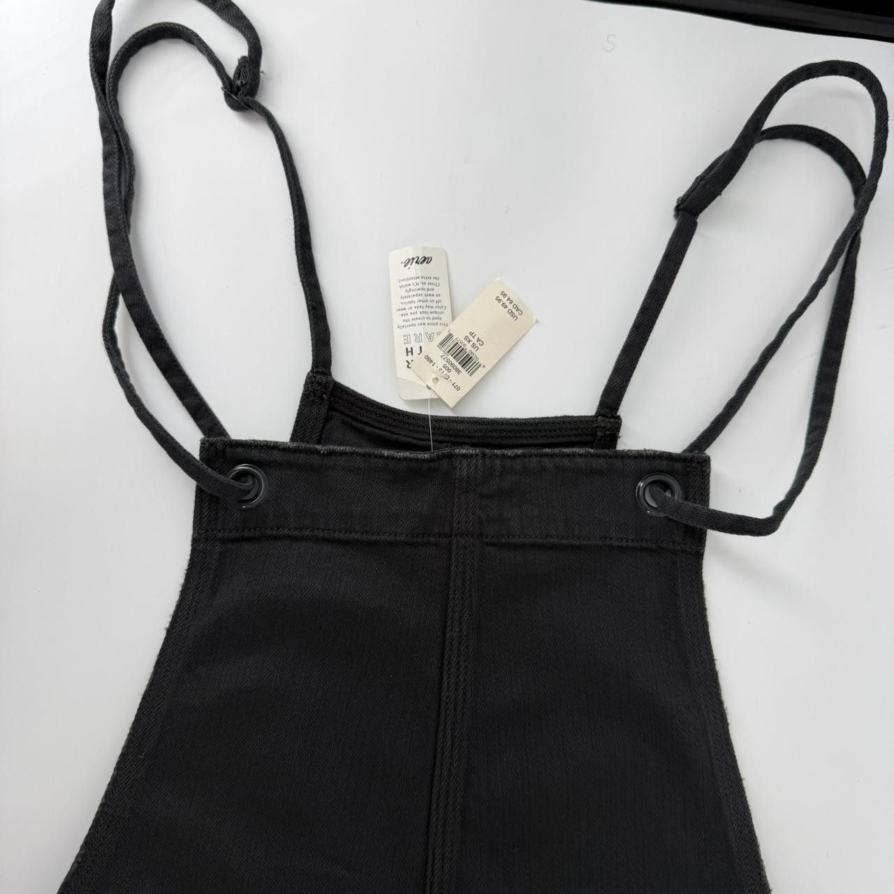 Aries Nwt Aerie Charcoal Denim Overalls Size 26" / US 2 / IT 38 - 2 Thumbnail