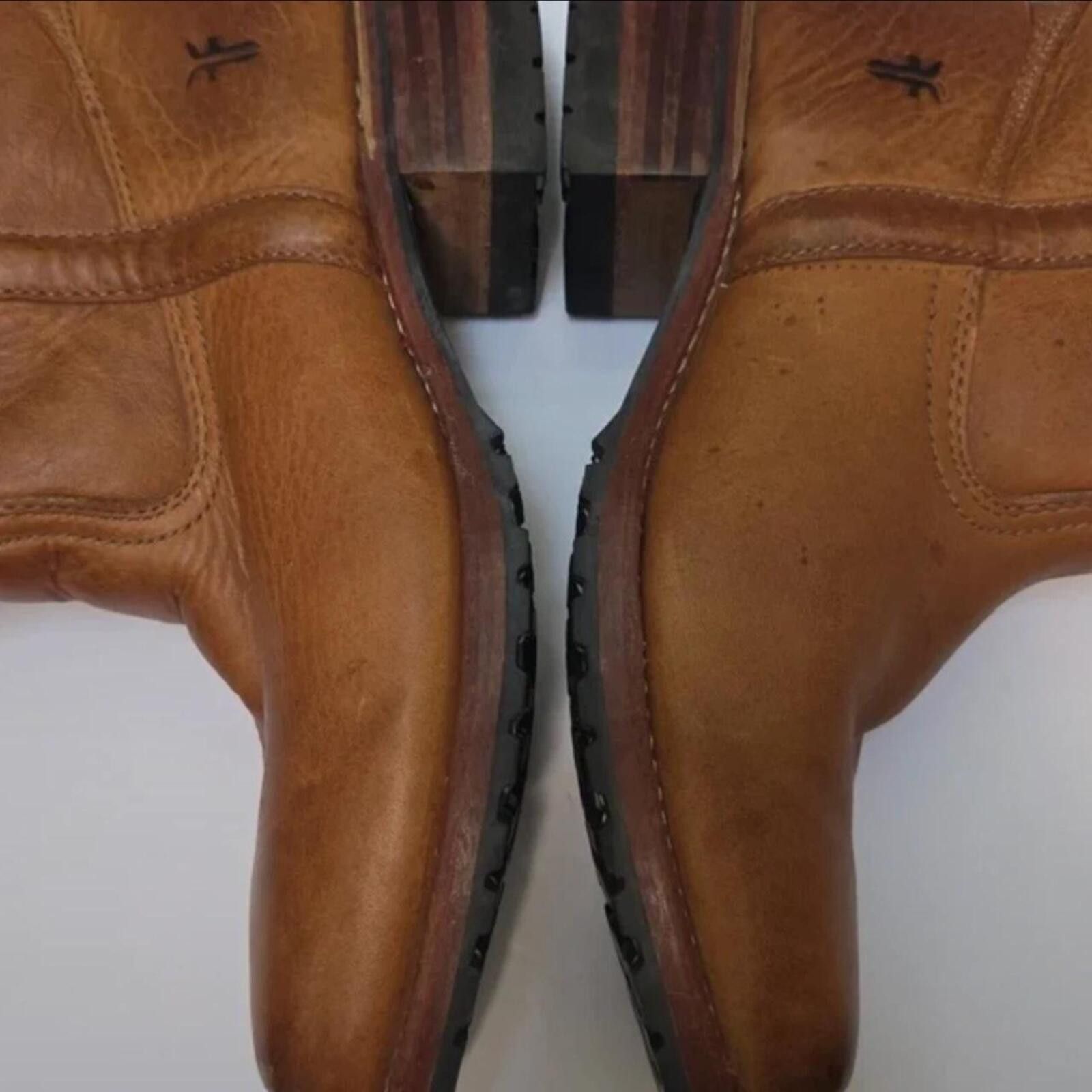Frye Frye Womens Size 9 Brown Leather Campus Shearling 14L Boots Size US 9 / IT 39 - 6 Thumbnail