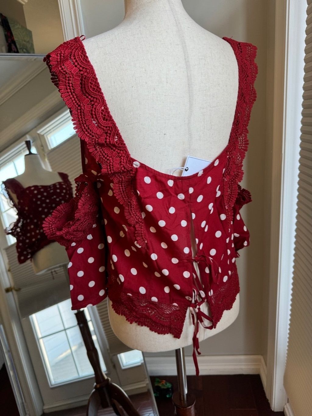 Other Lulumari | Summer Crop Sleeveless Blouse | Large Size L / US 10 / IT 46 - 3 Thumbnail