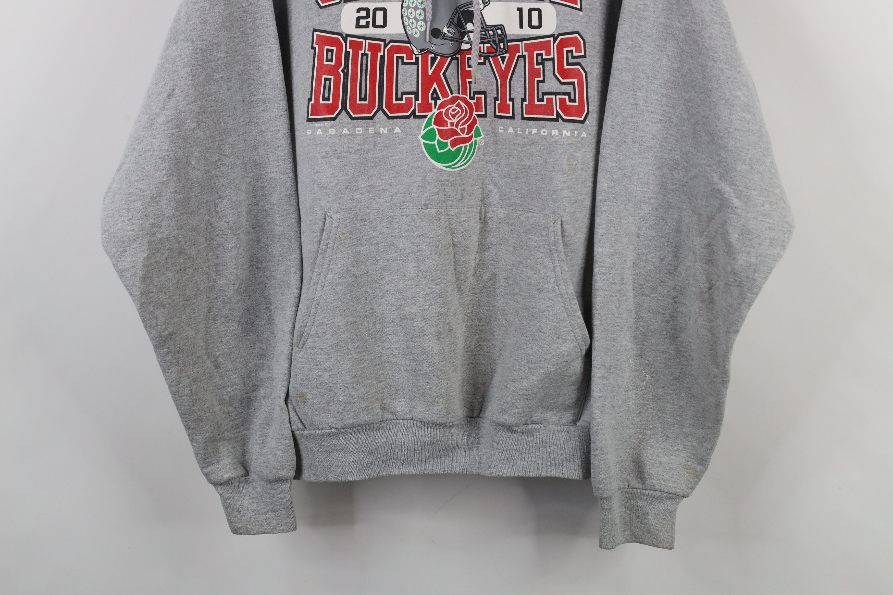 Vintage Vintage Y2K Ohio State University Football Hoodie Sweatshirt Size US L / EU 52-54 / 3 - 3 Thumbnail