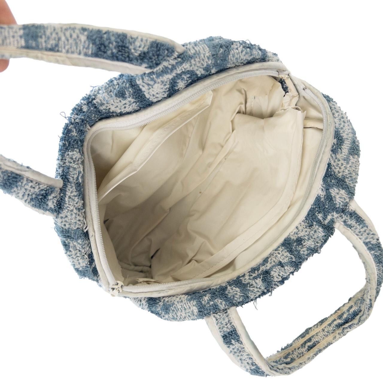 Dior Vintage Dior Monogram Terry Cloth Hand Bag Size ONE SIZE - 6 Thumbnail
