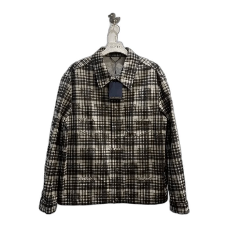 Louis Vuitton Checked Logo Jacket Size 50