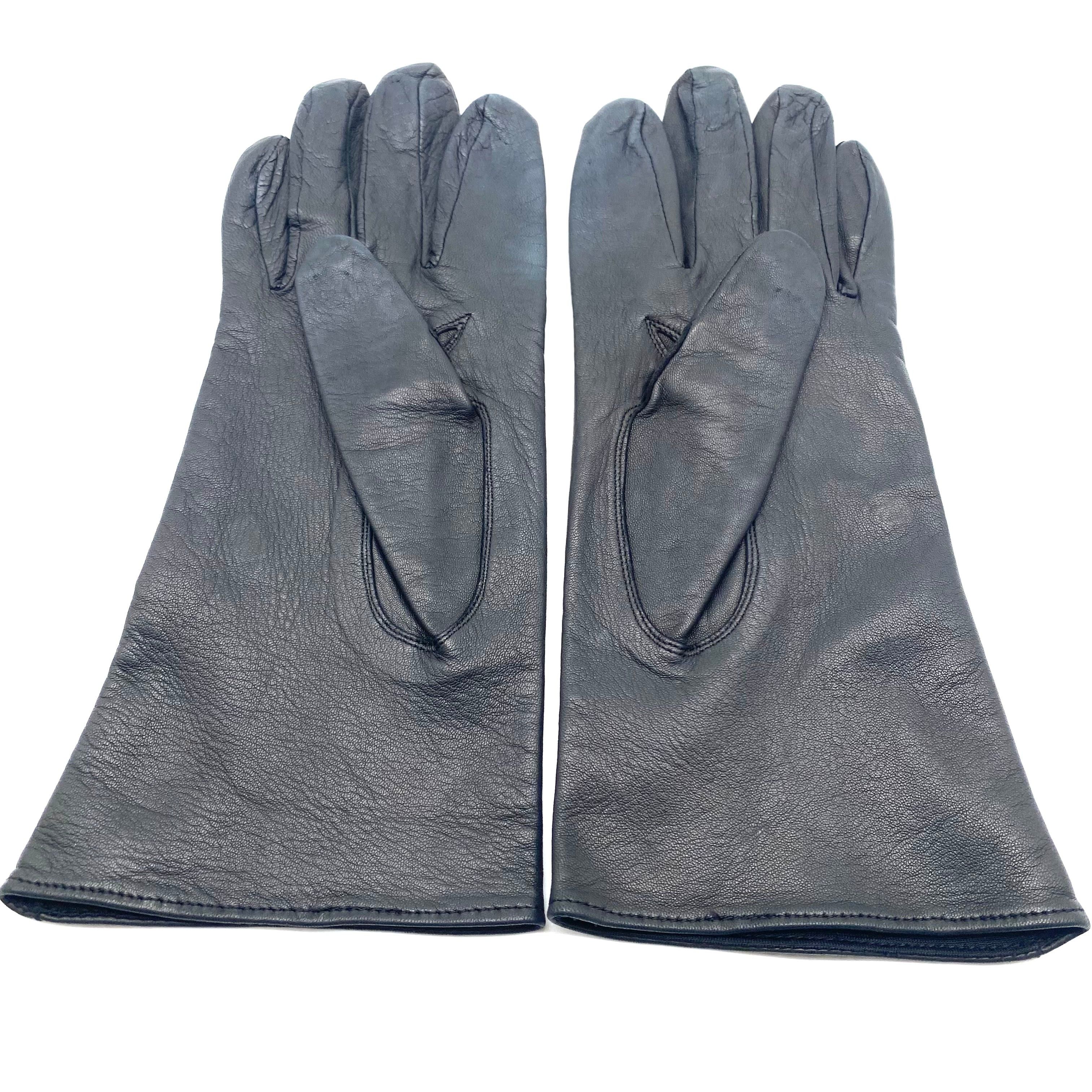 Givenchy Givenchy Lether Glove Black Ladys 2240004530259 Size ONE SIZE - 4 Thumbnail