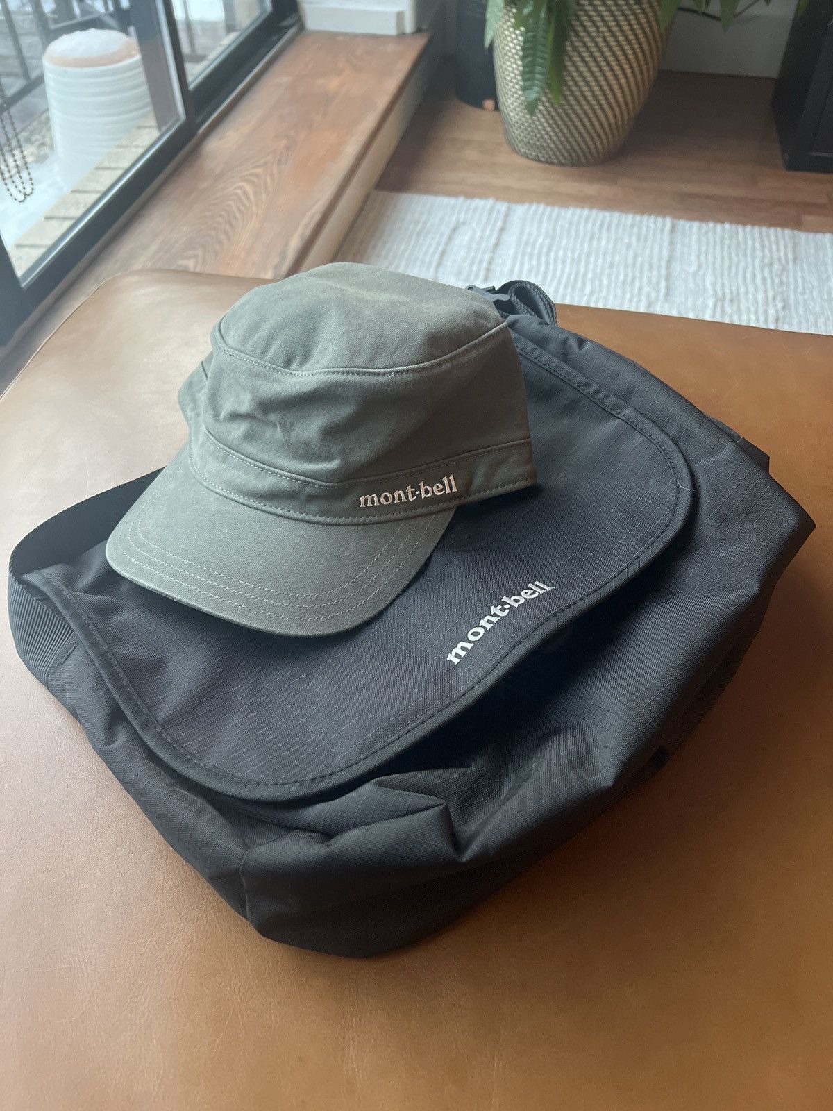 image of Montbell Japan Meadow Work Cap In Green in Black, Men's